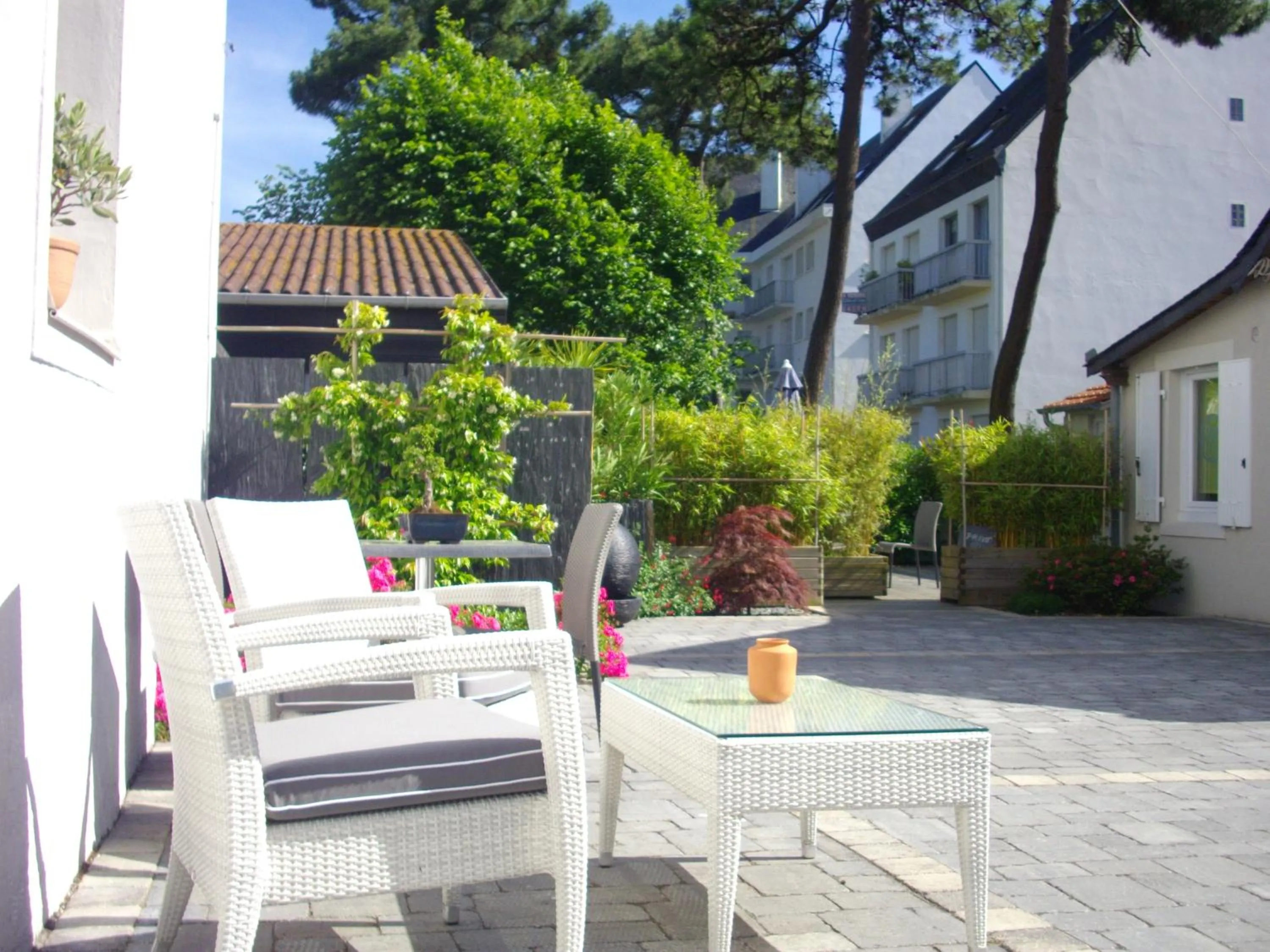 Patio in Hotel Mona Lisa