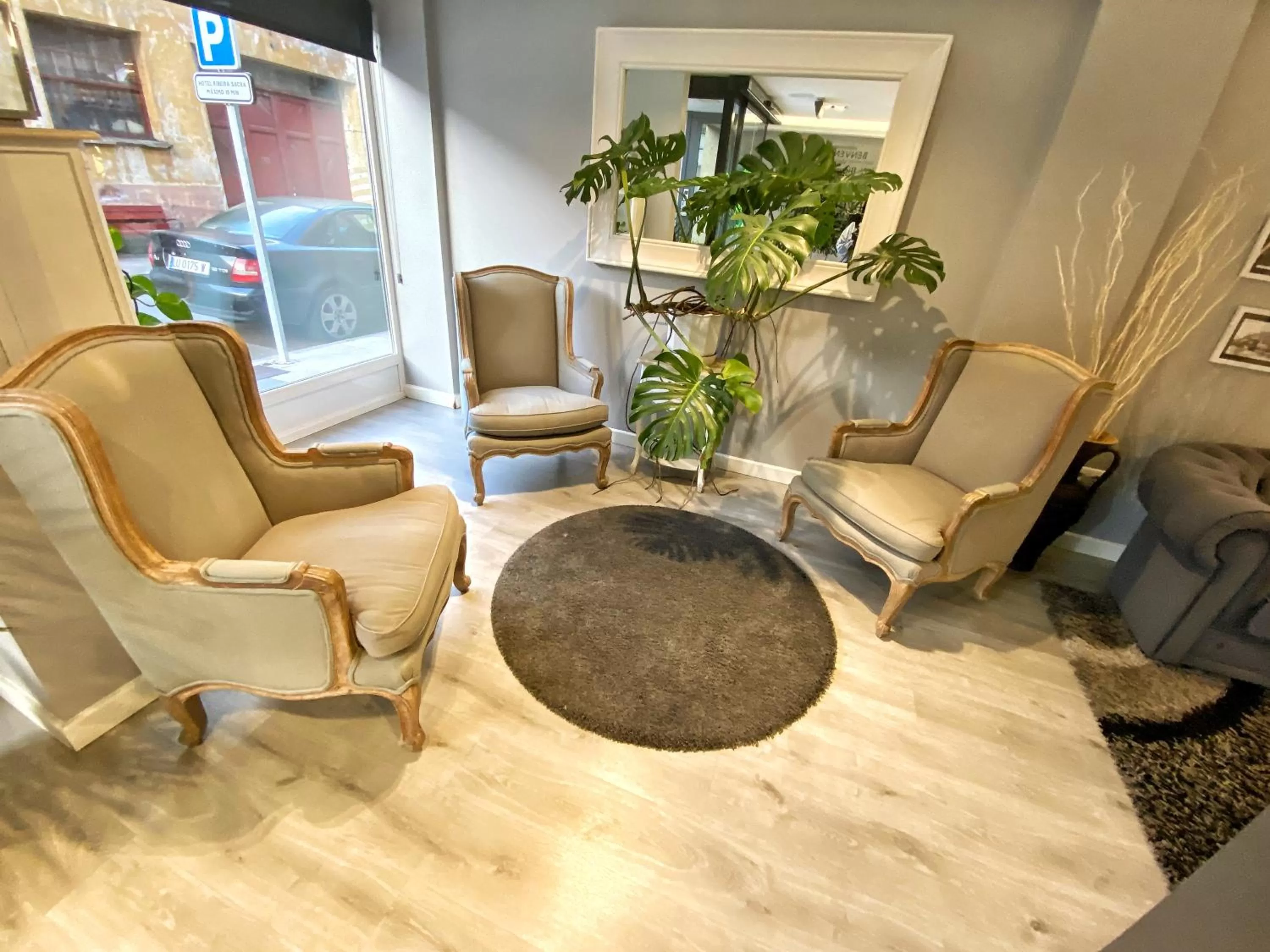 Lobby or reception in Hotel Ribeira Sacra