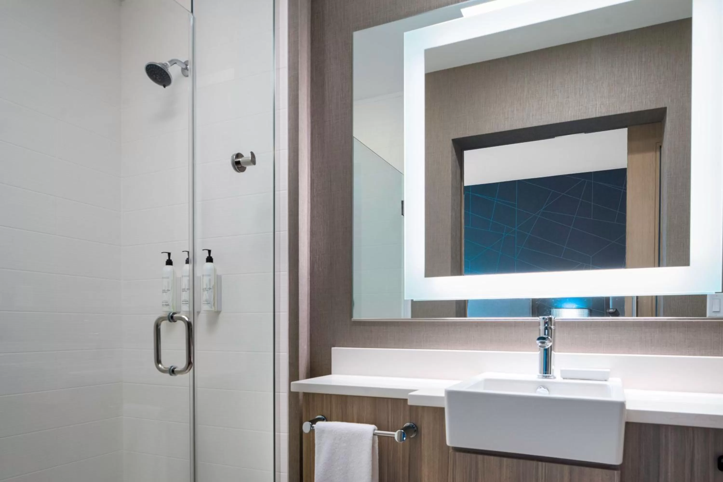 Bathroom in SpringHill Suites by Marriott Charlotte Airport Lake Pointe