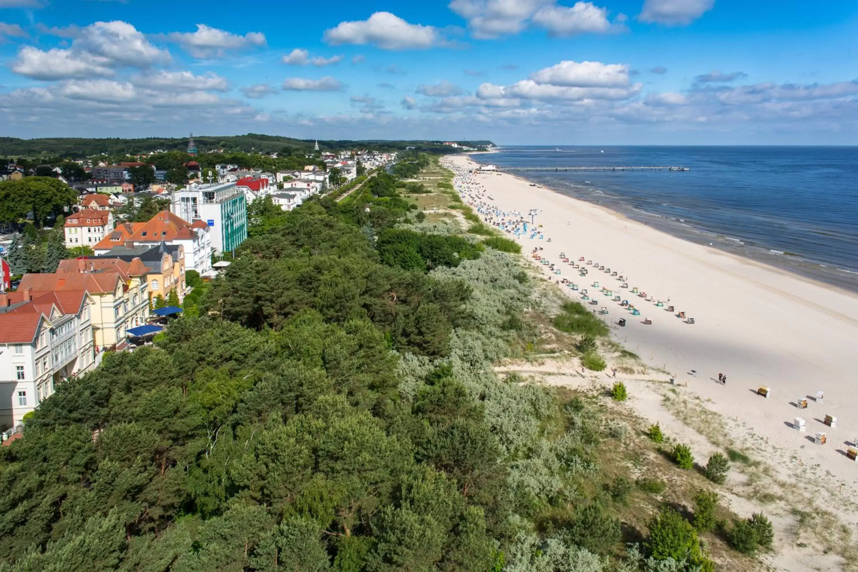 Bird's eye view, Bird's-eye View in Hotel Villa Seeschlößchen