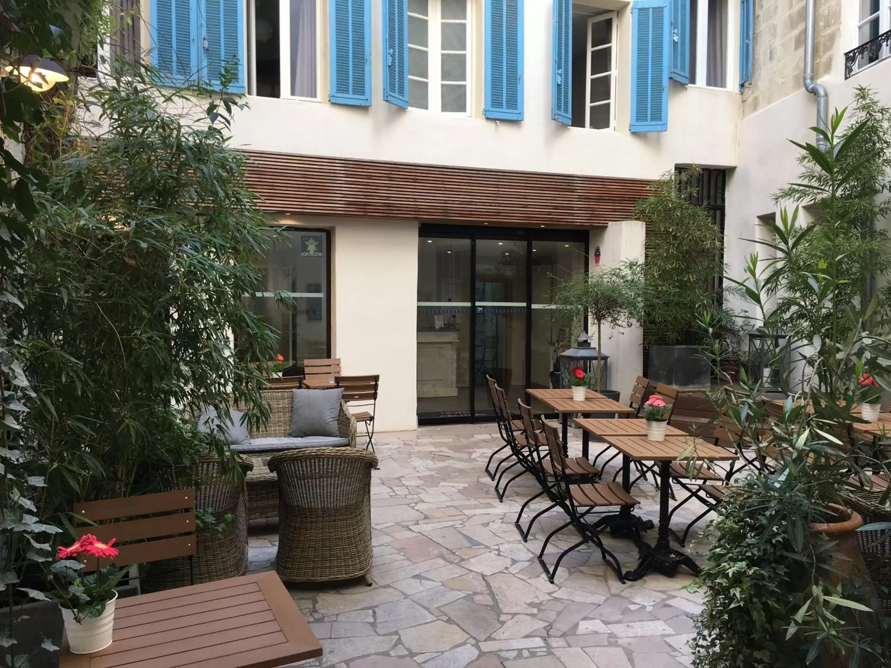 Balcony/Terrace in Hôtel Central