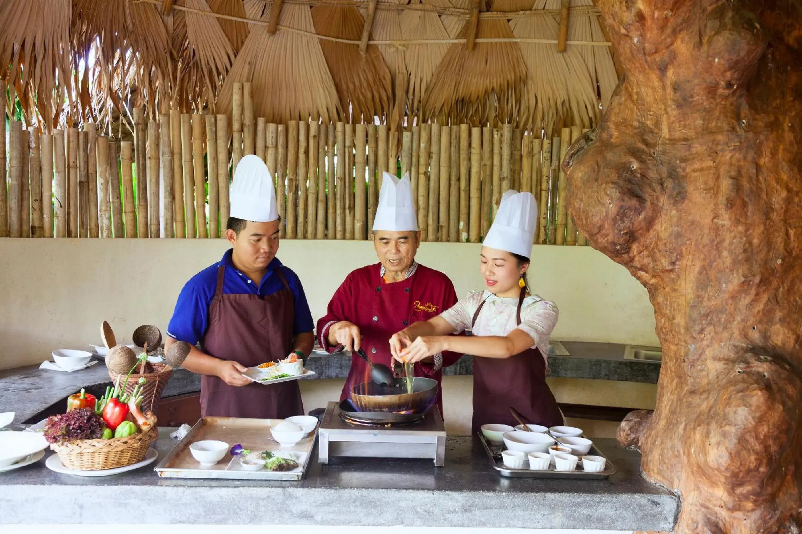 BBQ facilities in Panviman Chiang Mai Spa Resort