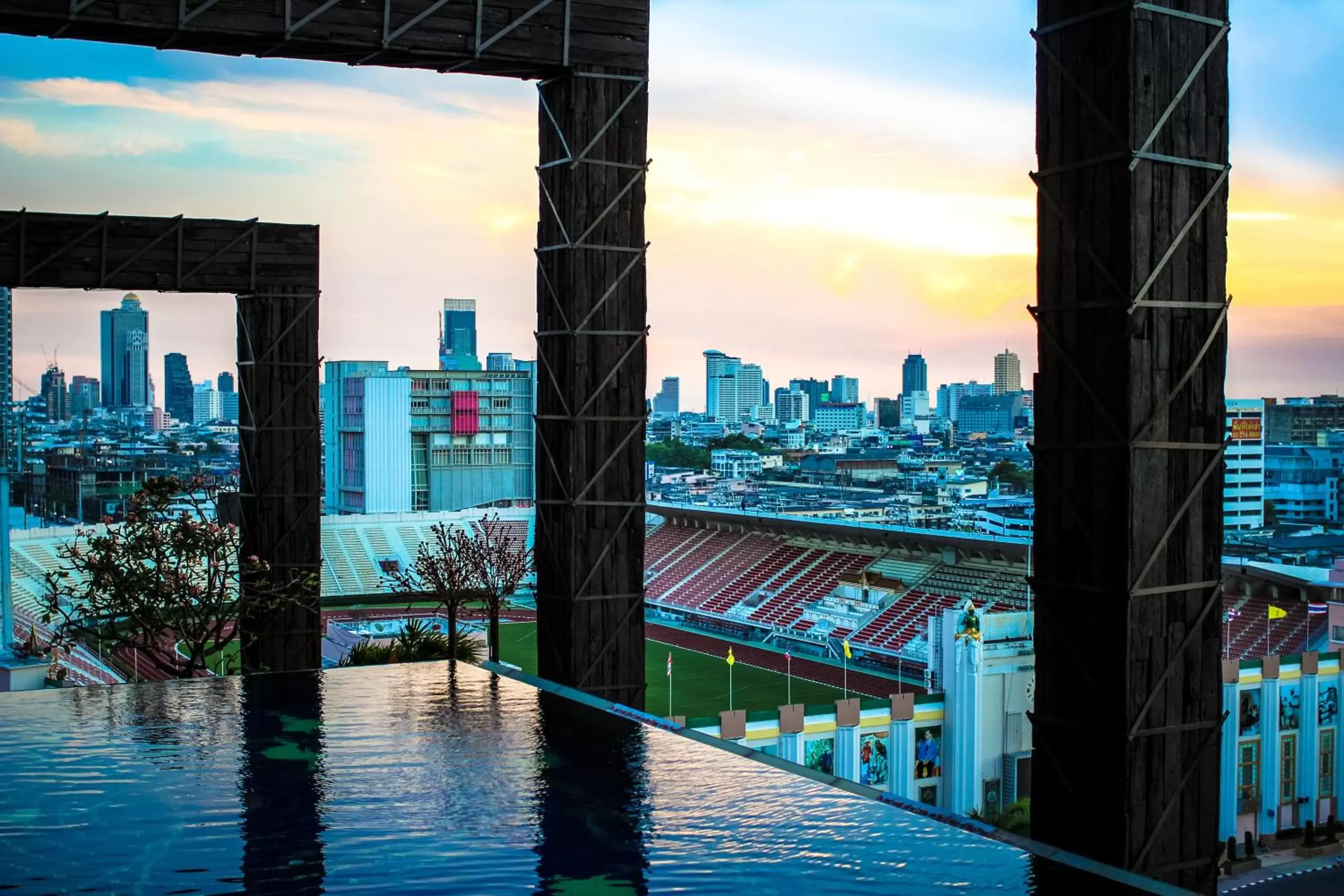 Landmark view, Swimming Pool in Siam@Siam, Design Hotel Bangkok
