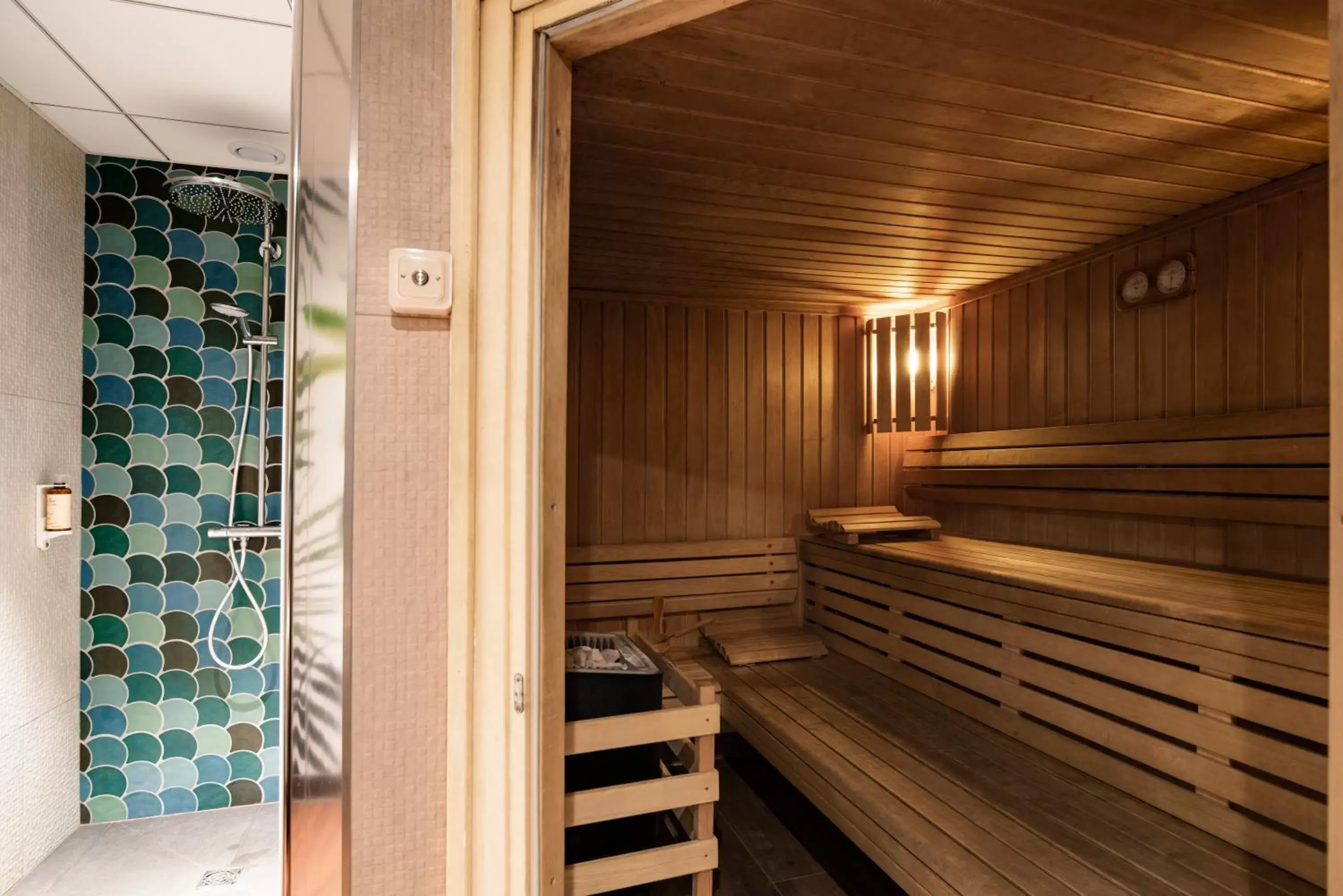 Sauna in Hôtel Mercure Lille Aéroport