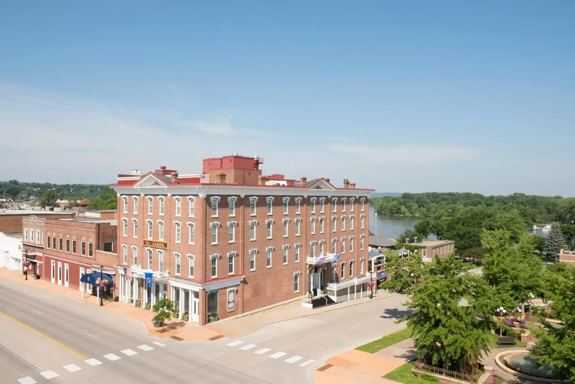 Bird's eye view in St James Hotel