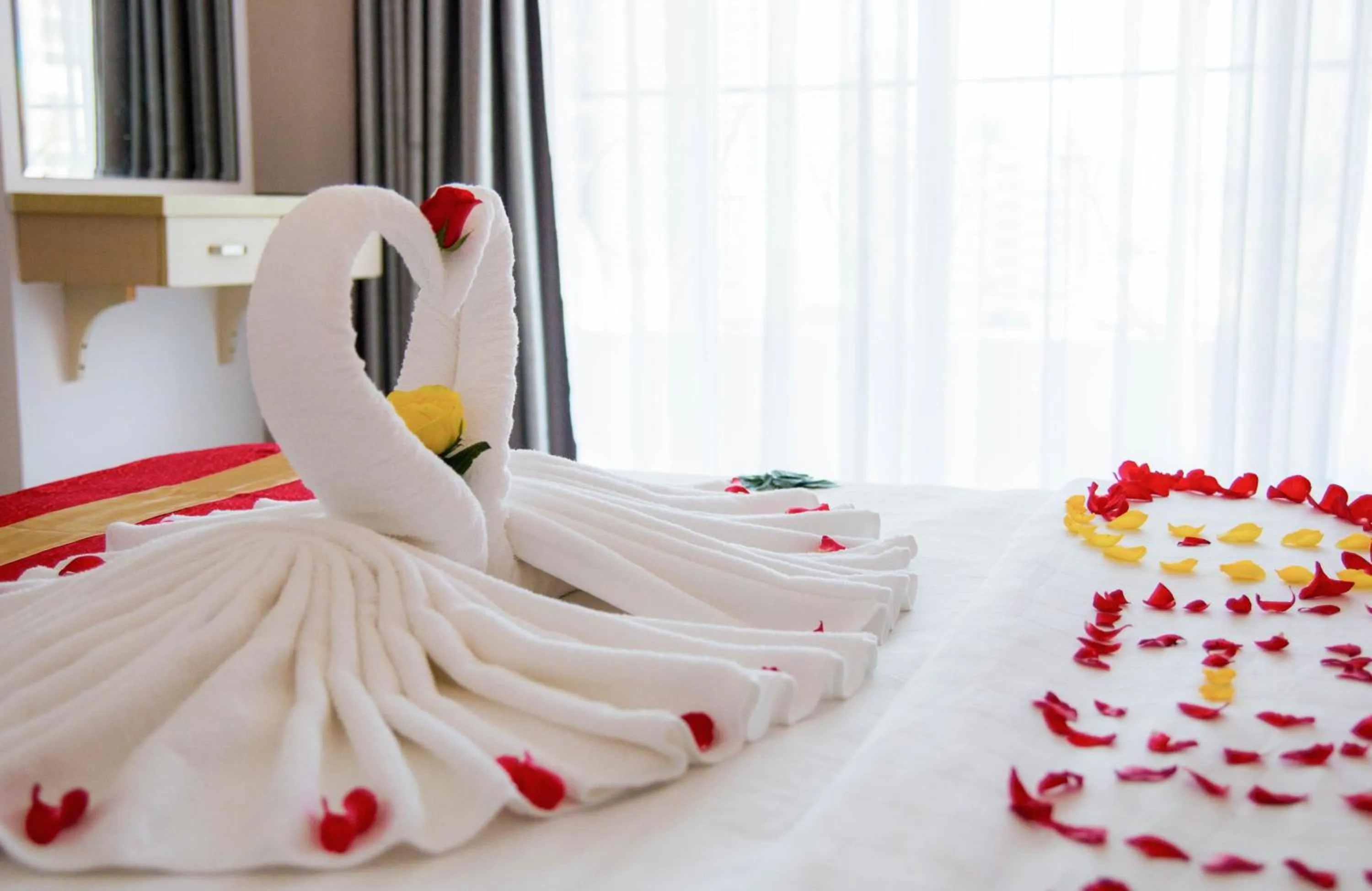 Bed in Le Duong Hotel