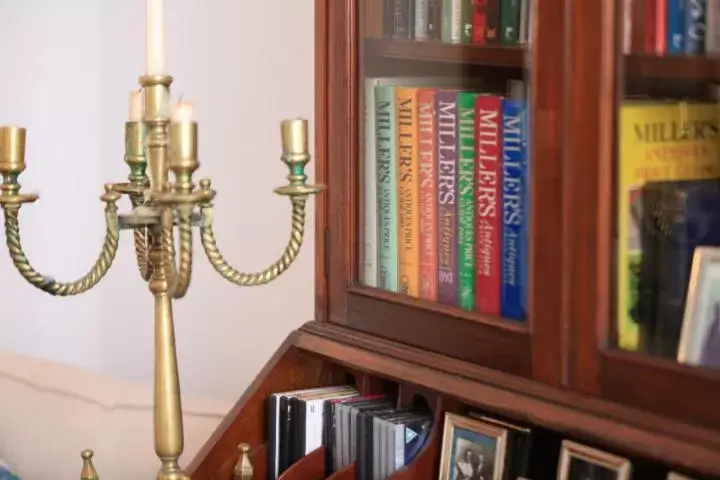 Decorative detail, Library in Casa Rural Miller's of Frigiliana