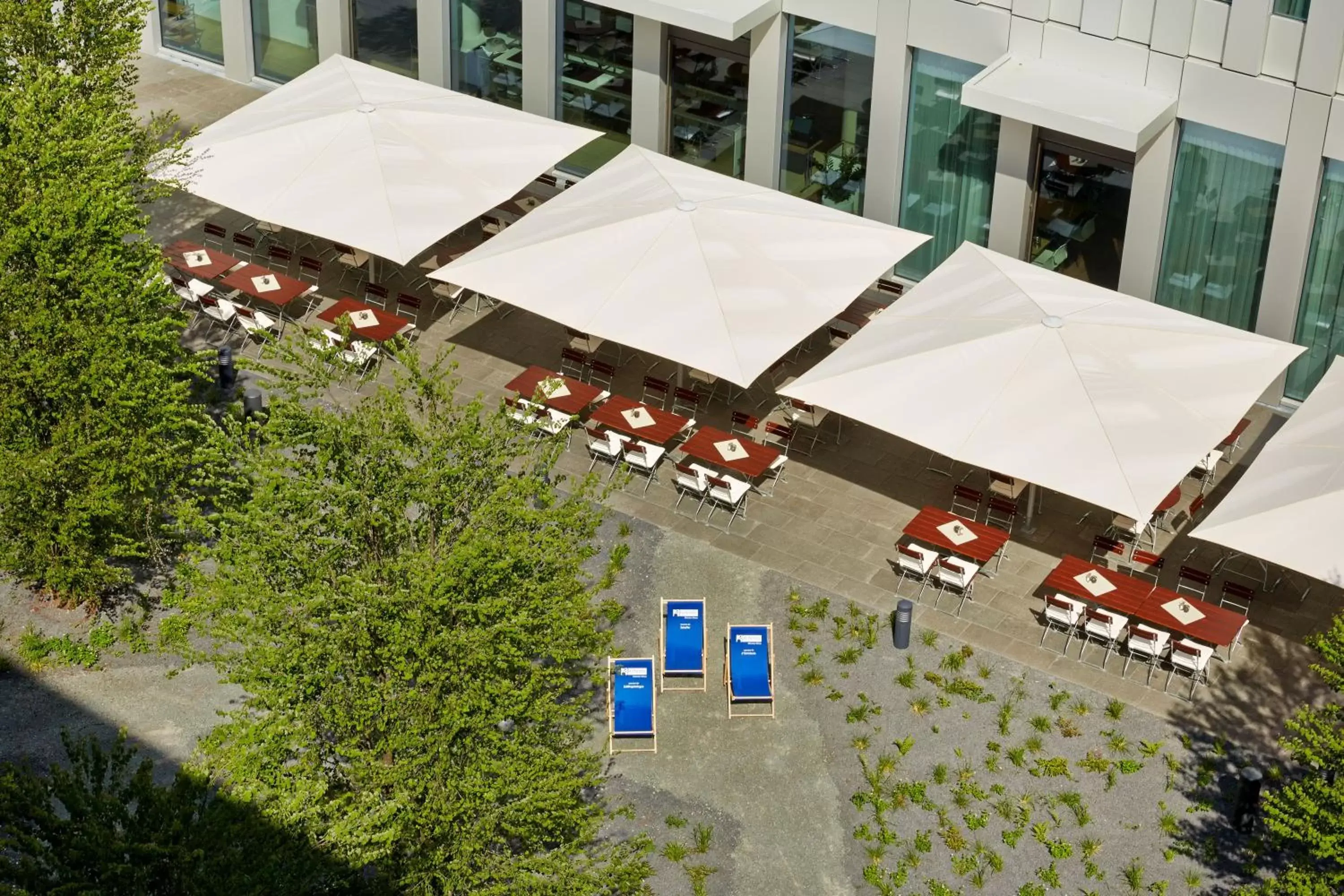 Restaurant/places to eat, Bird's-eye View in H2 Hotel München Messe