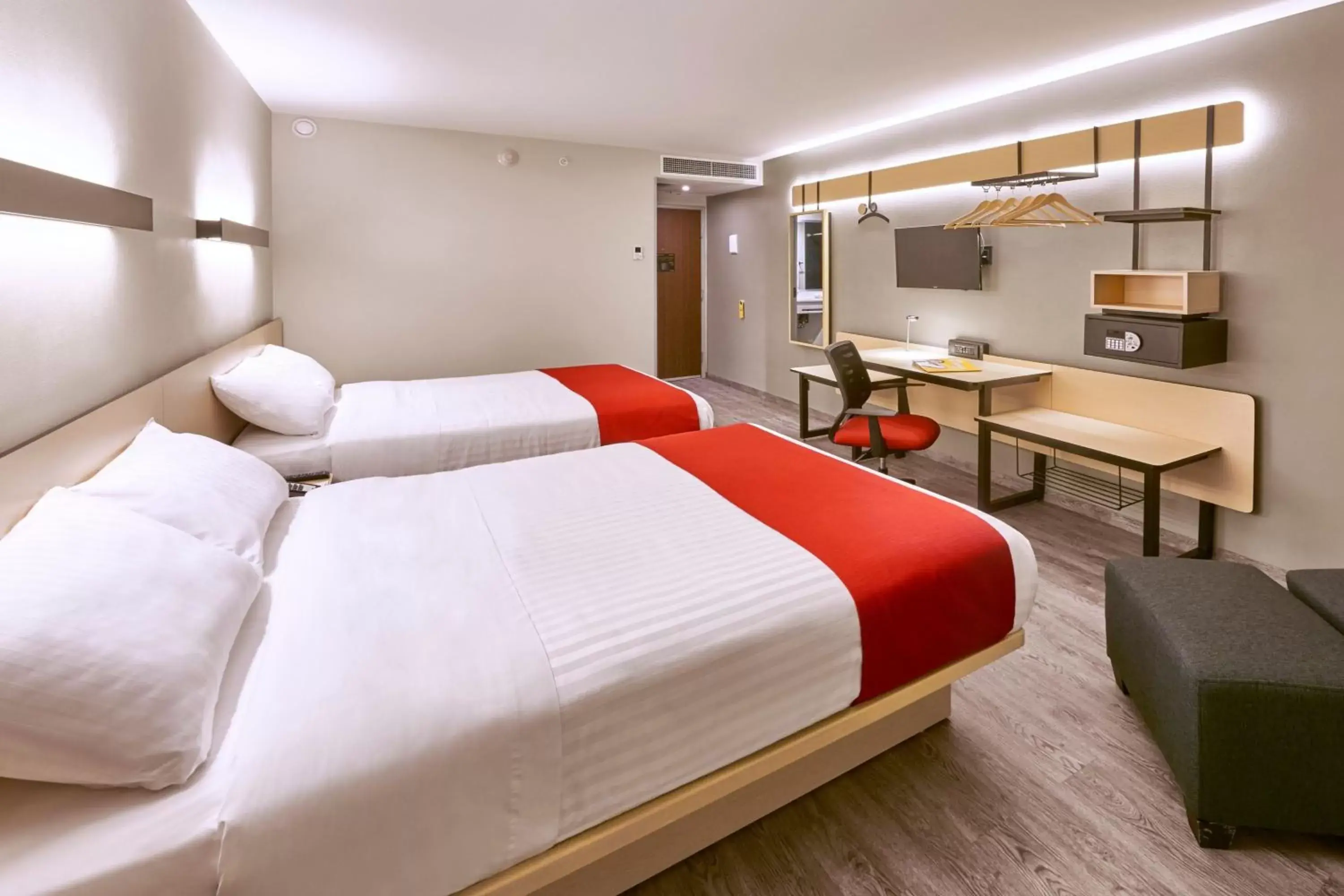 Photo of the whole room, Bed in City Express by Marriott Ciudad de Mexico Aeropuerto
