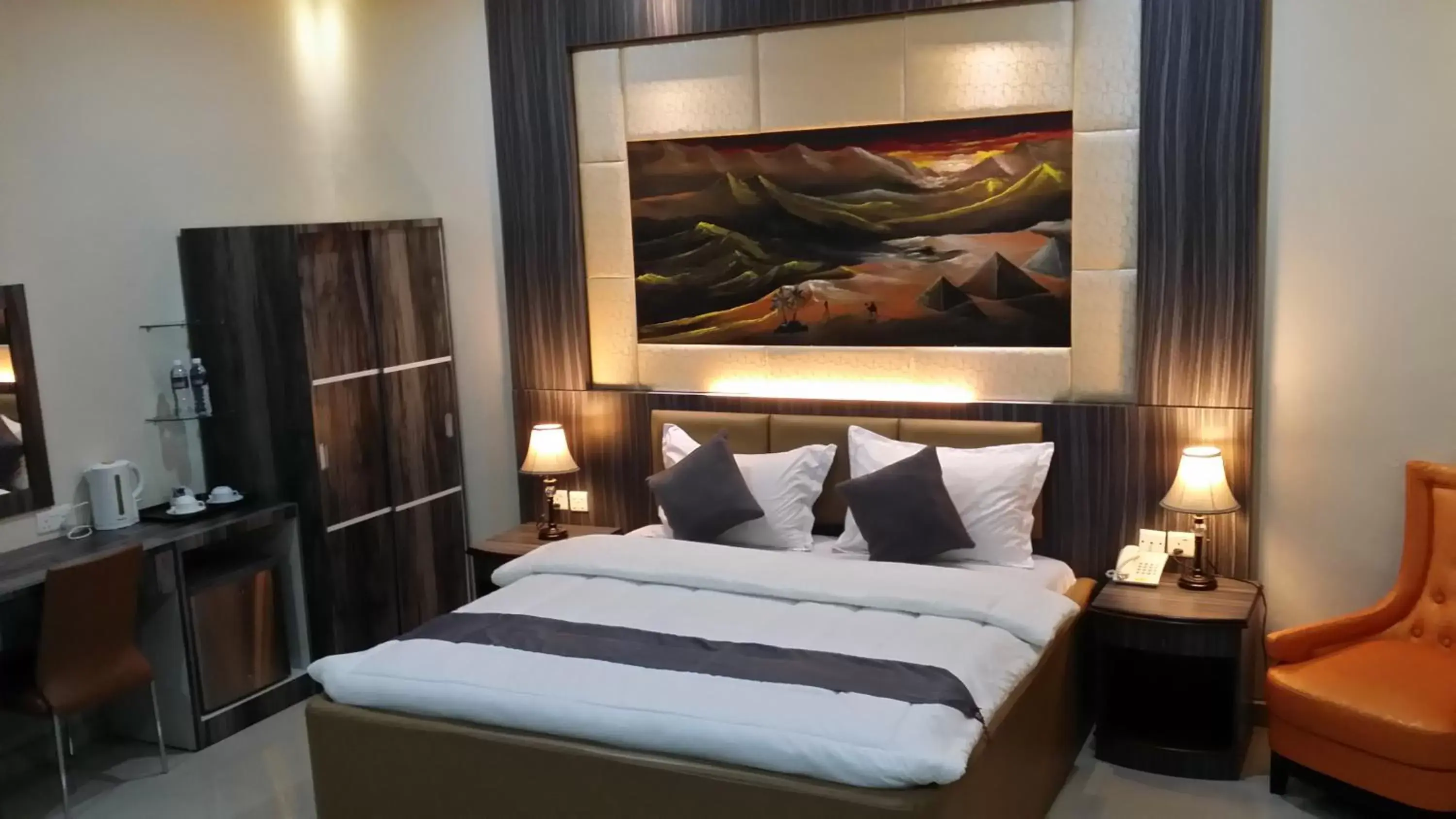 Bed in Hotel 01 Batam