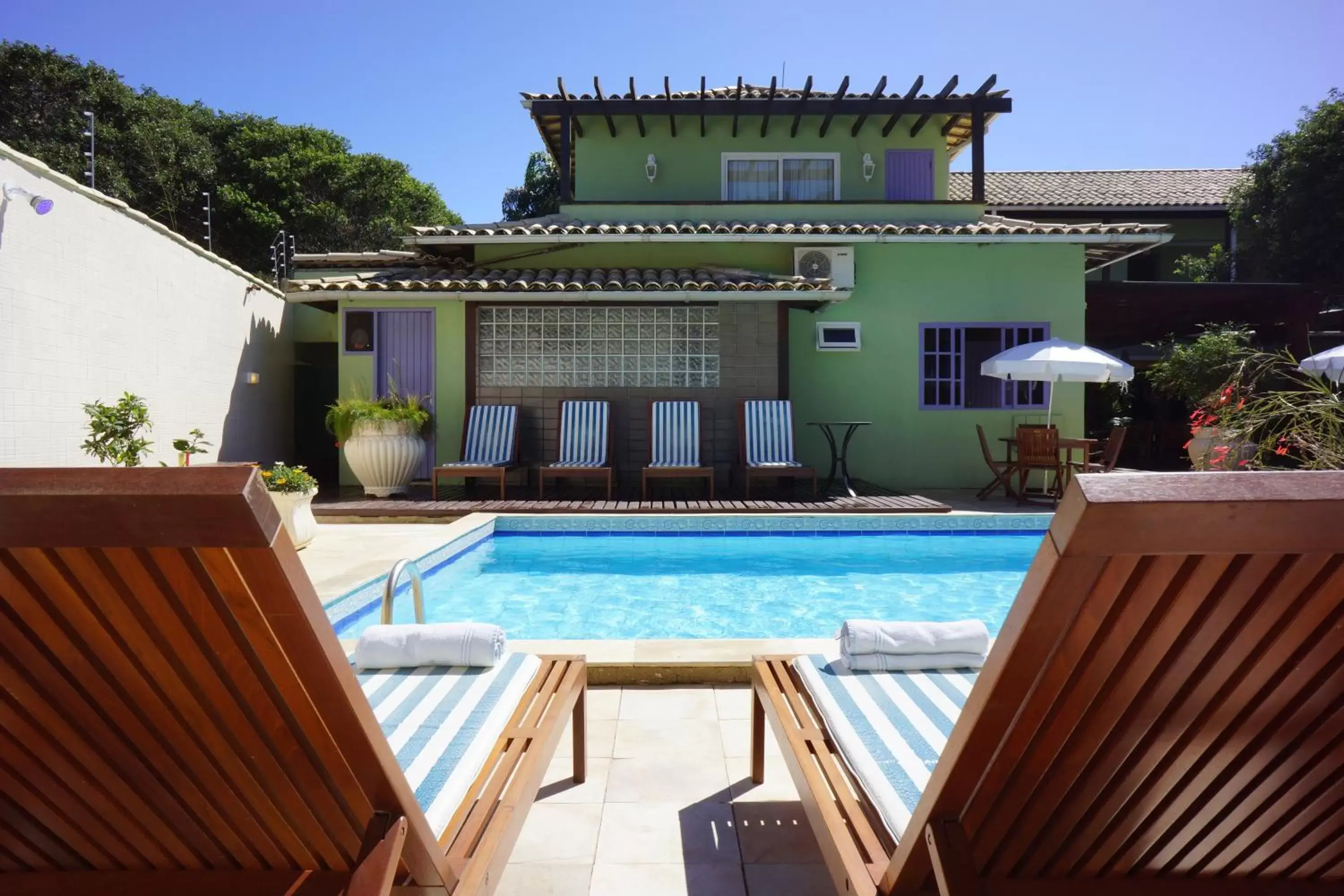 Swimming Pool in Pousada Aguas Claras