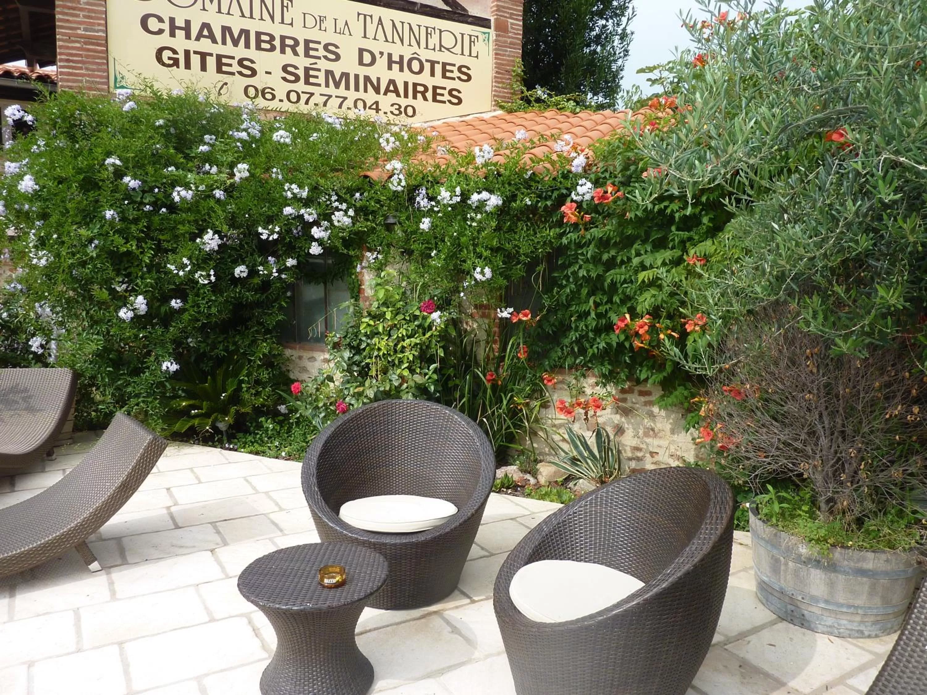 Patio in Domaine De La Tannerie chambres d'hôtes et appartements