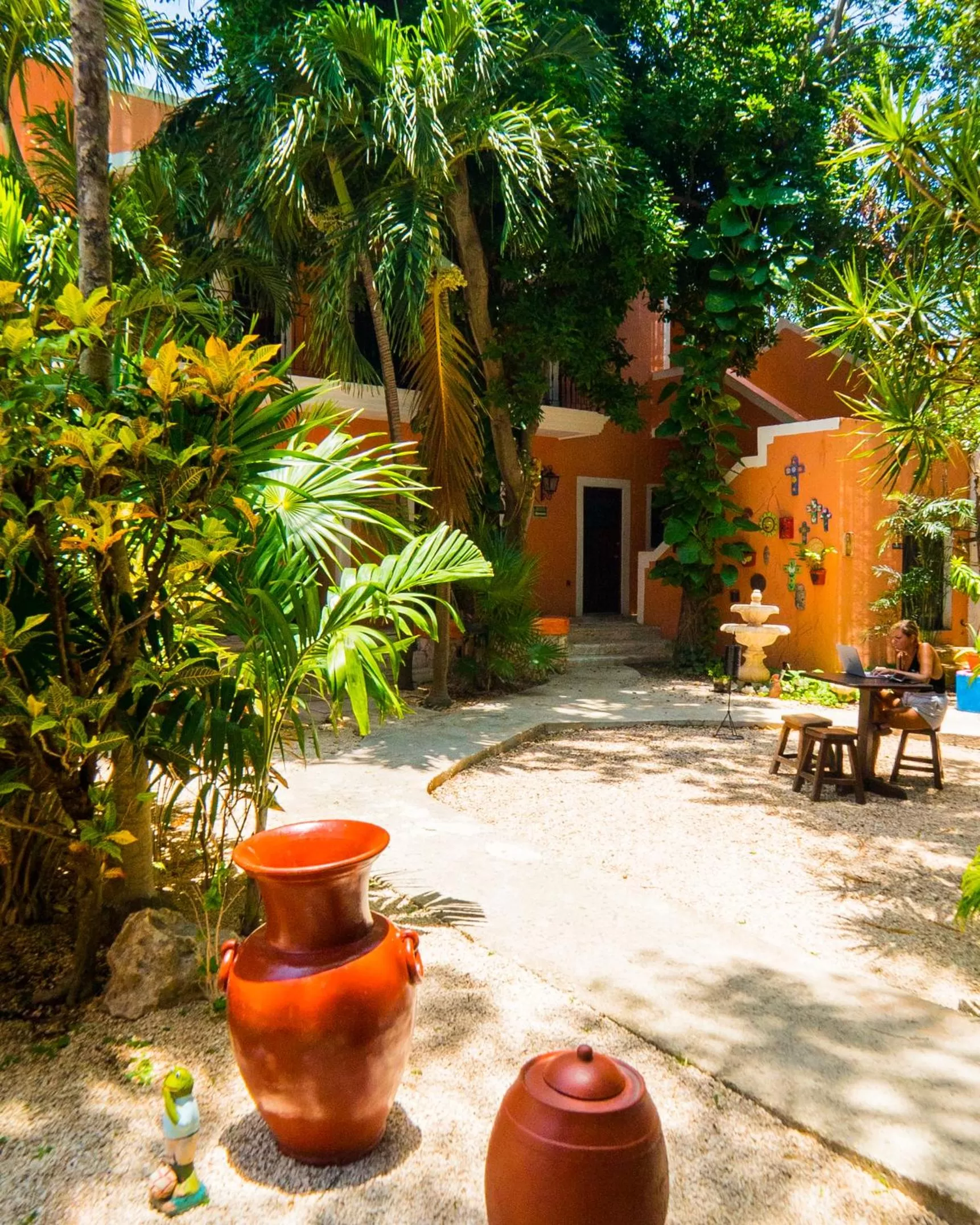 Garden in Hotel Casa de las Flores