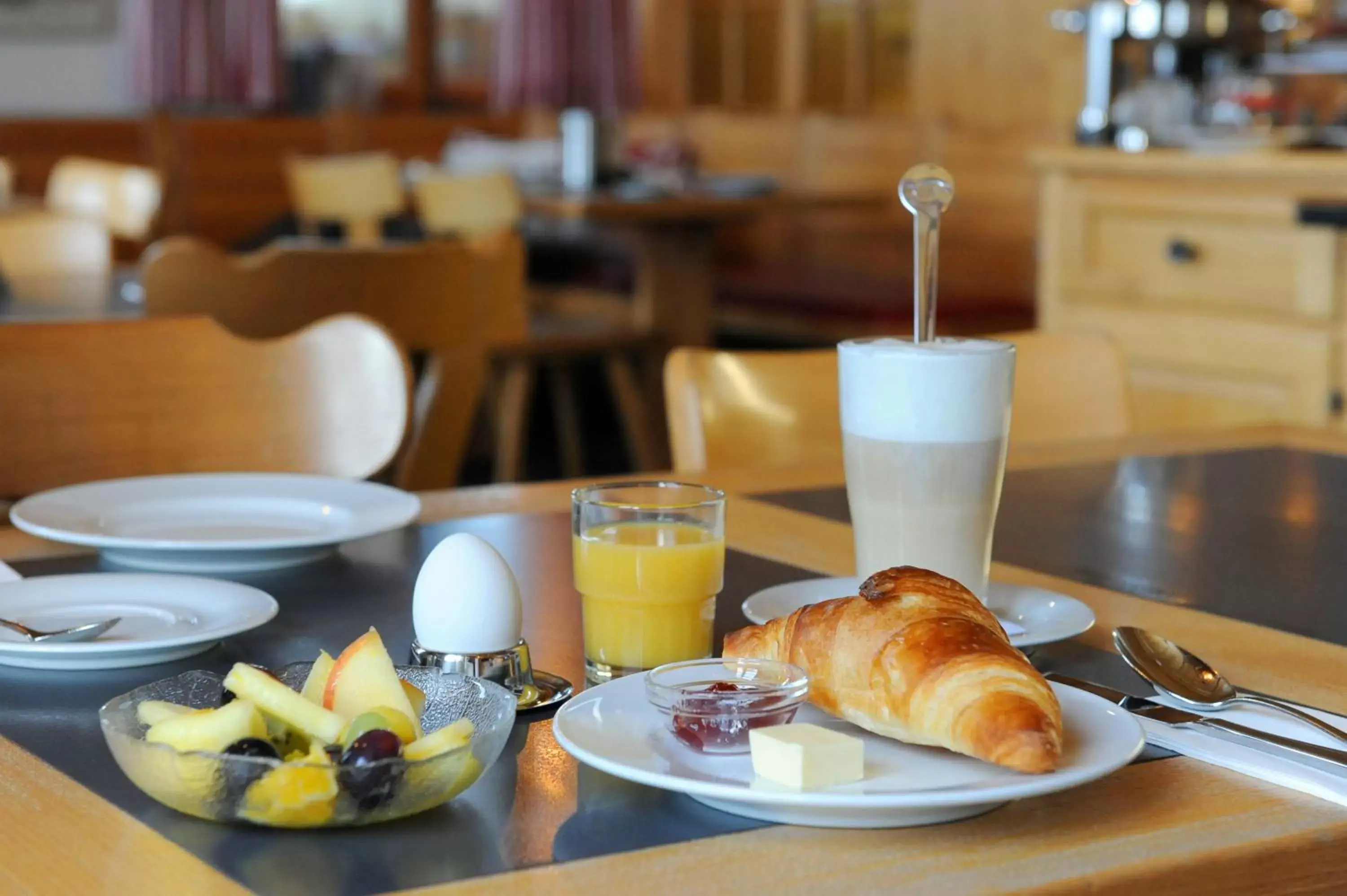 Food close-up, Breakfast in Alpinhotel Bort