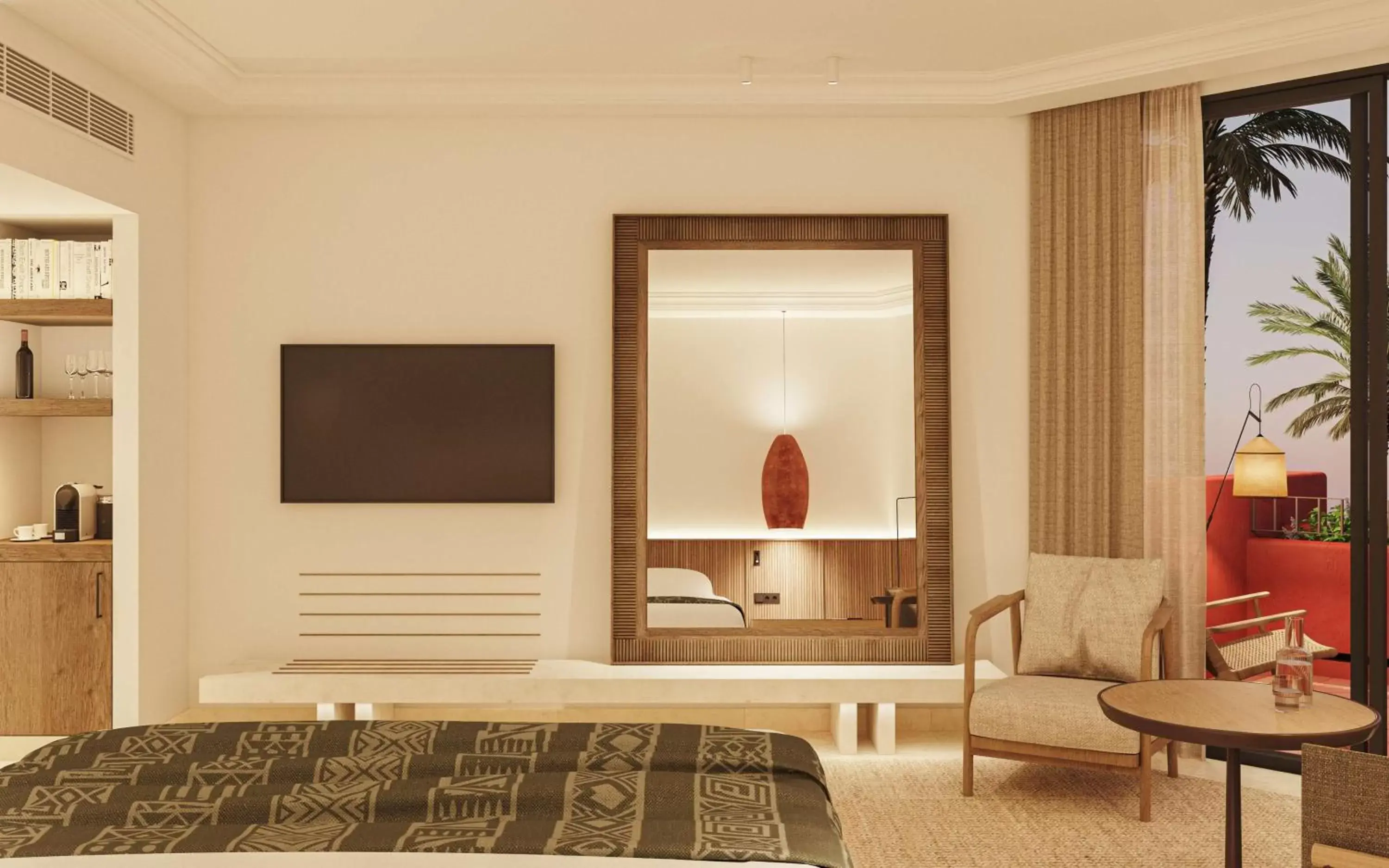 Bedroom, TV/Entertainment Center in Tivoli La Caleta Resort