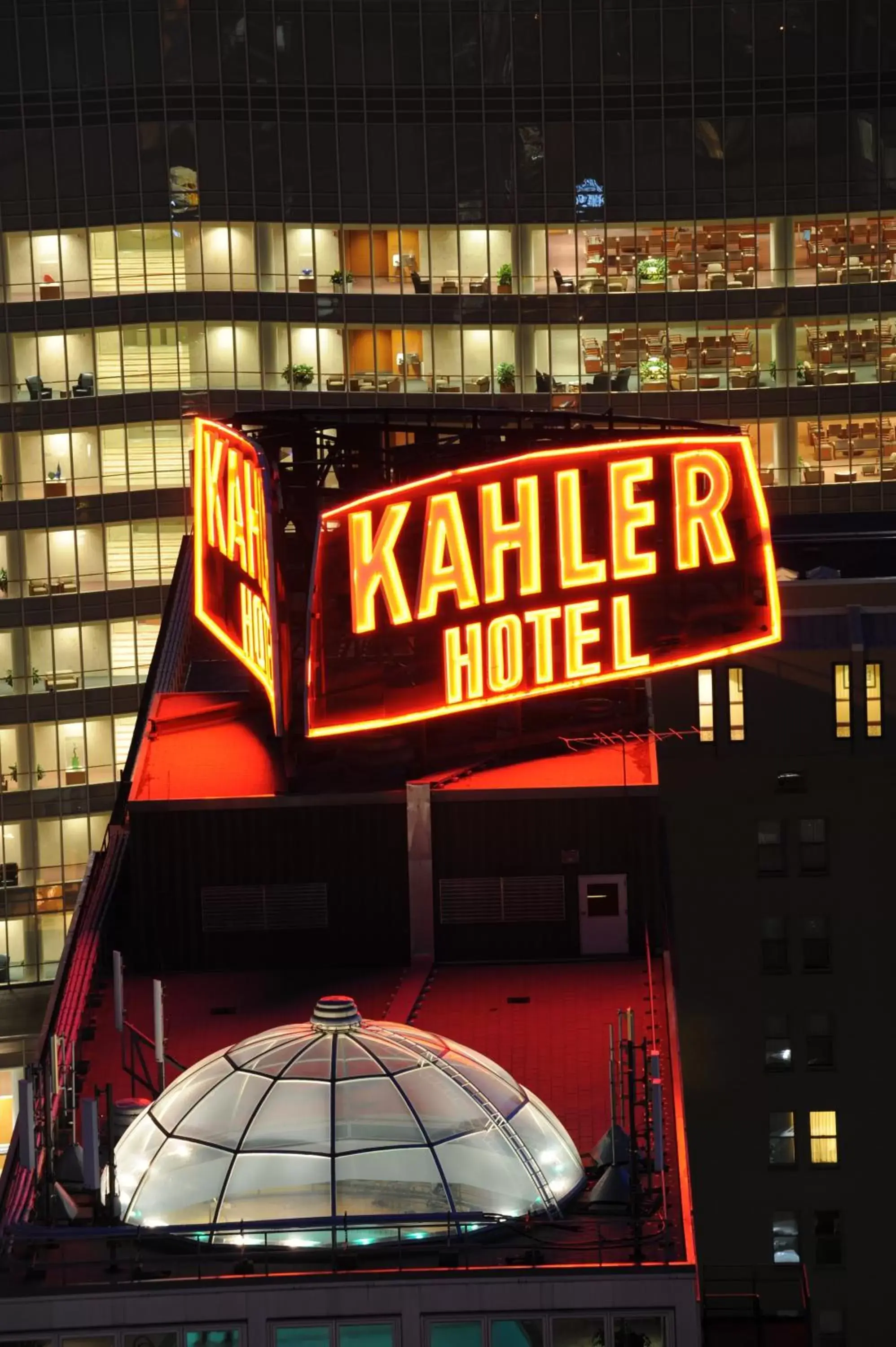 Property building in Kahler Grand Hotel