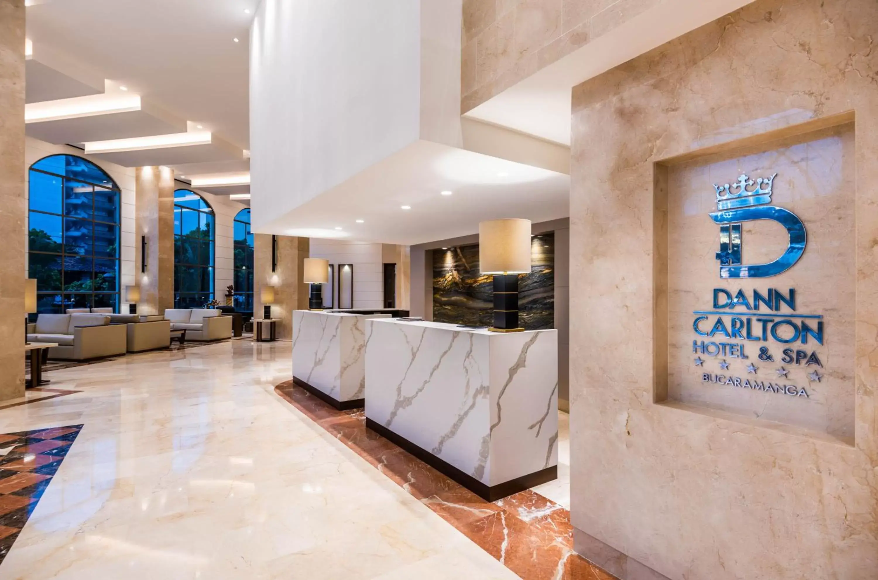 Lobby or reception, Property Logo/Sign in Hotel Dann Carlton Bucaramanga