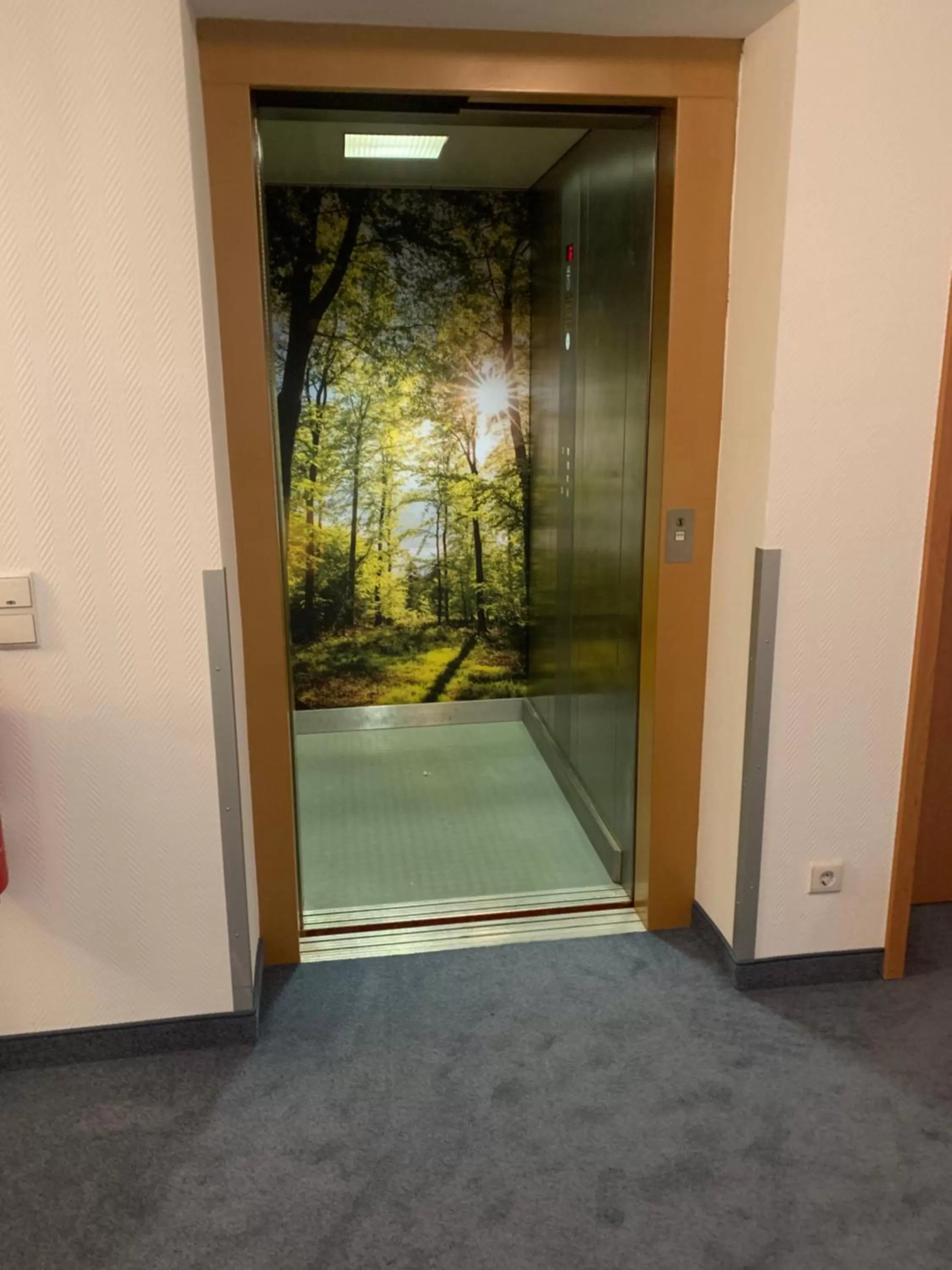 elevator in Hotel-Gasthof Hüttensteinach