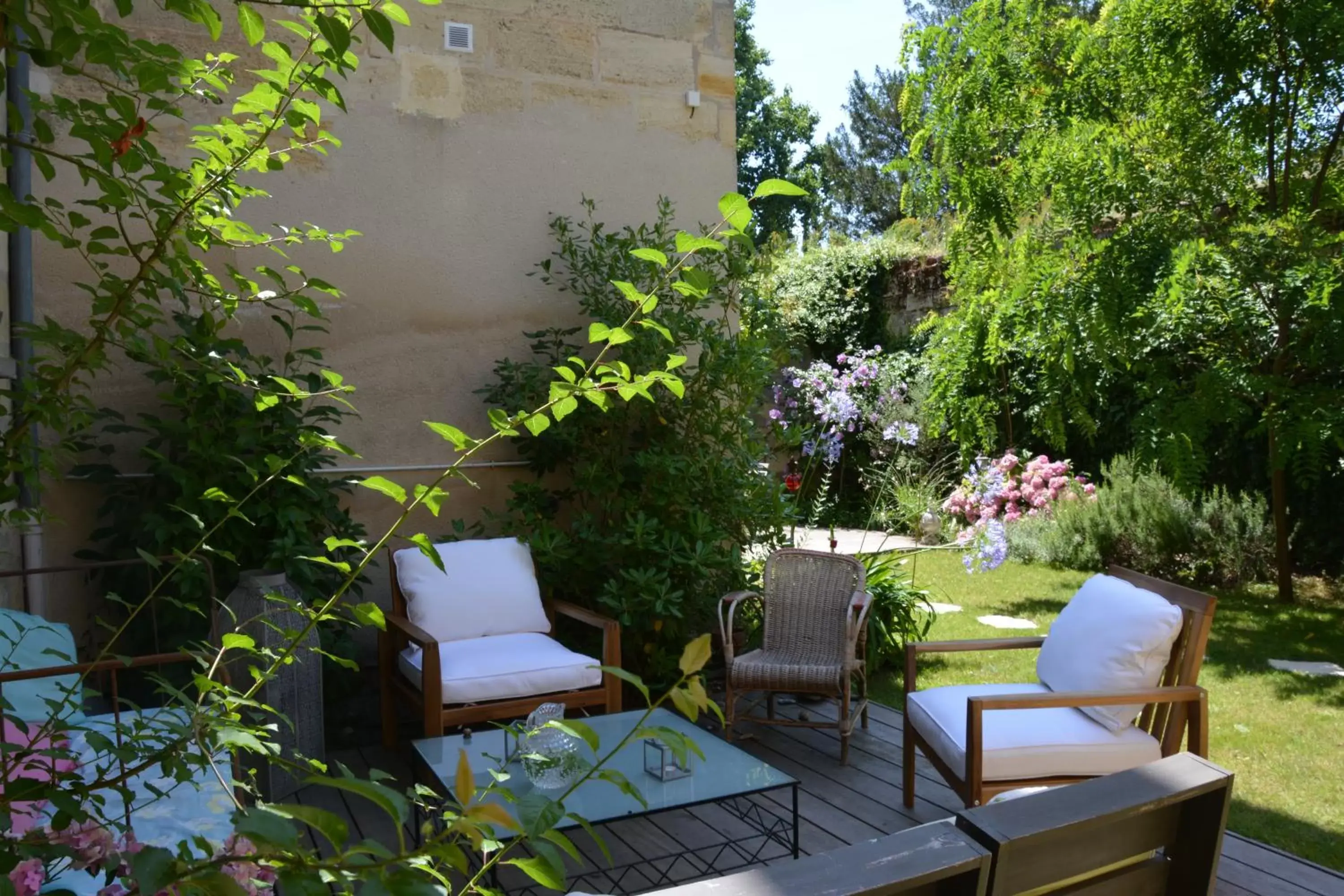 Garden in la maison