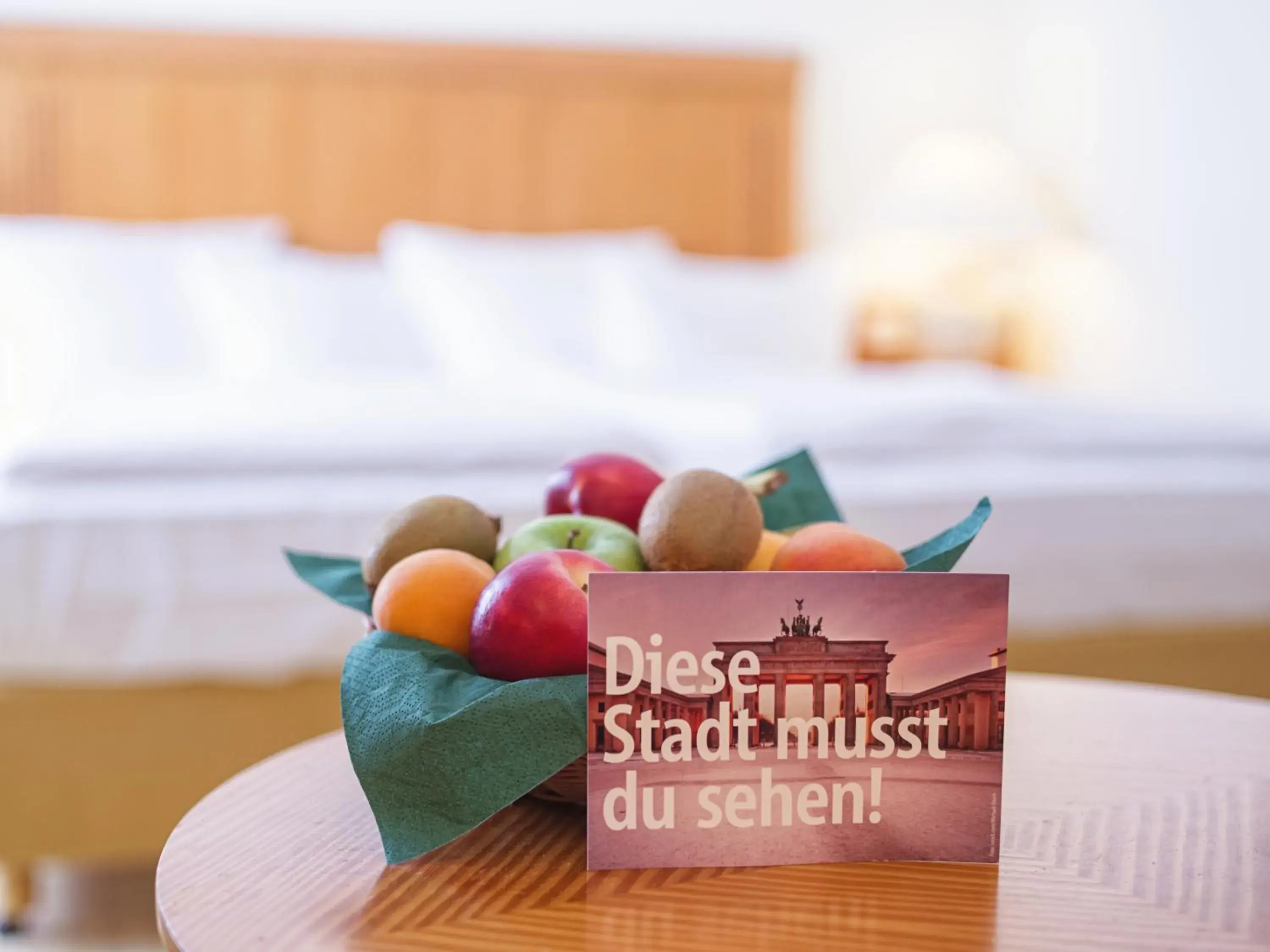 Decorative detail, Bed in Hotel Domicil Berlin by Golden Tulip Decorative detail, Bed in Hotel Domicil Berlin by Golden Tulip