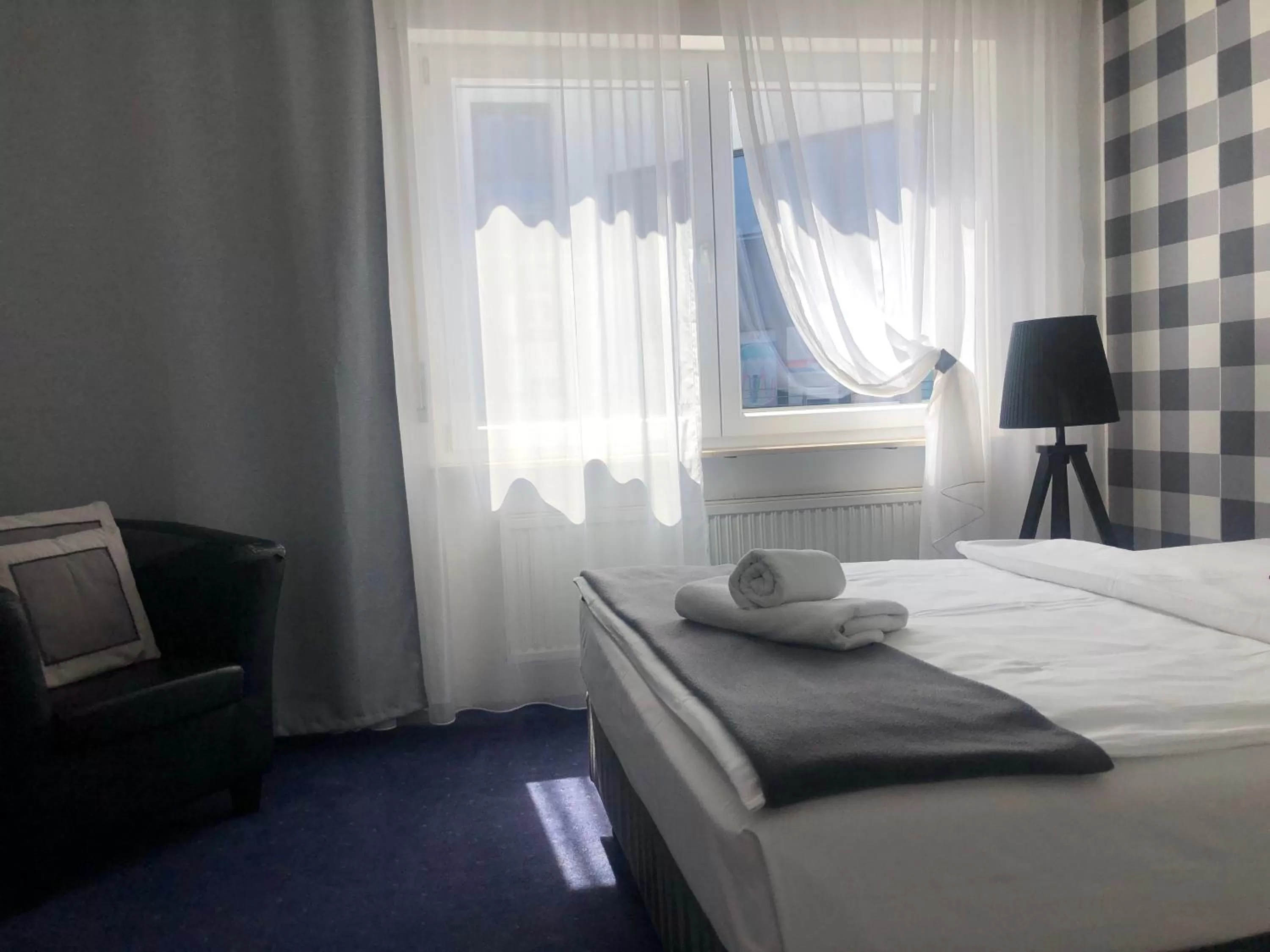 Bed in Hotel Royal Hanau