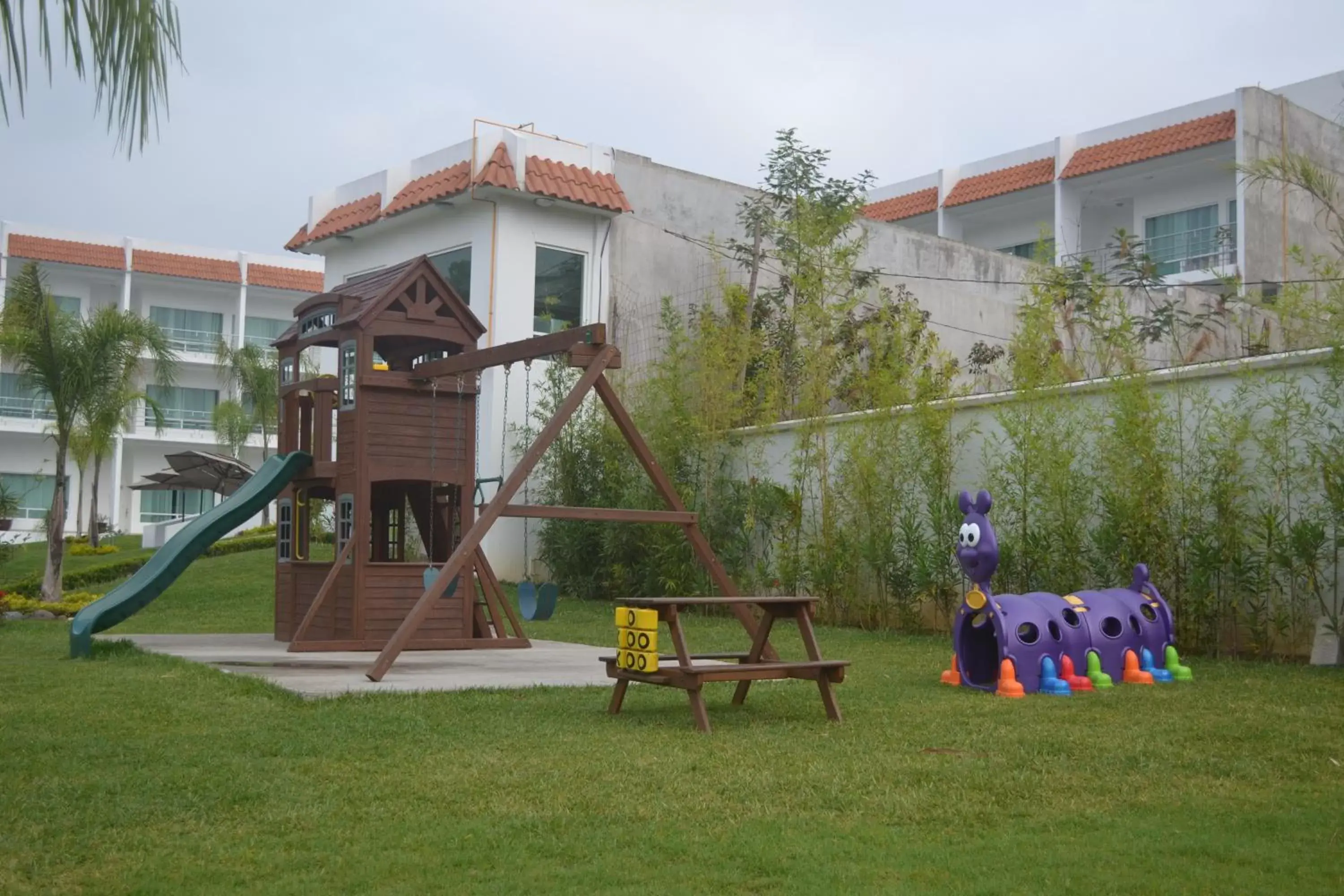 Garden, Children's Play Area in Hotel Casablanca Xicotepec