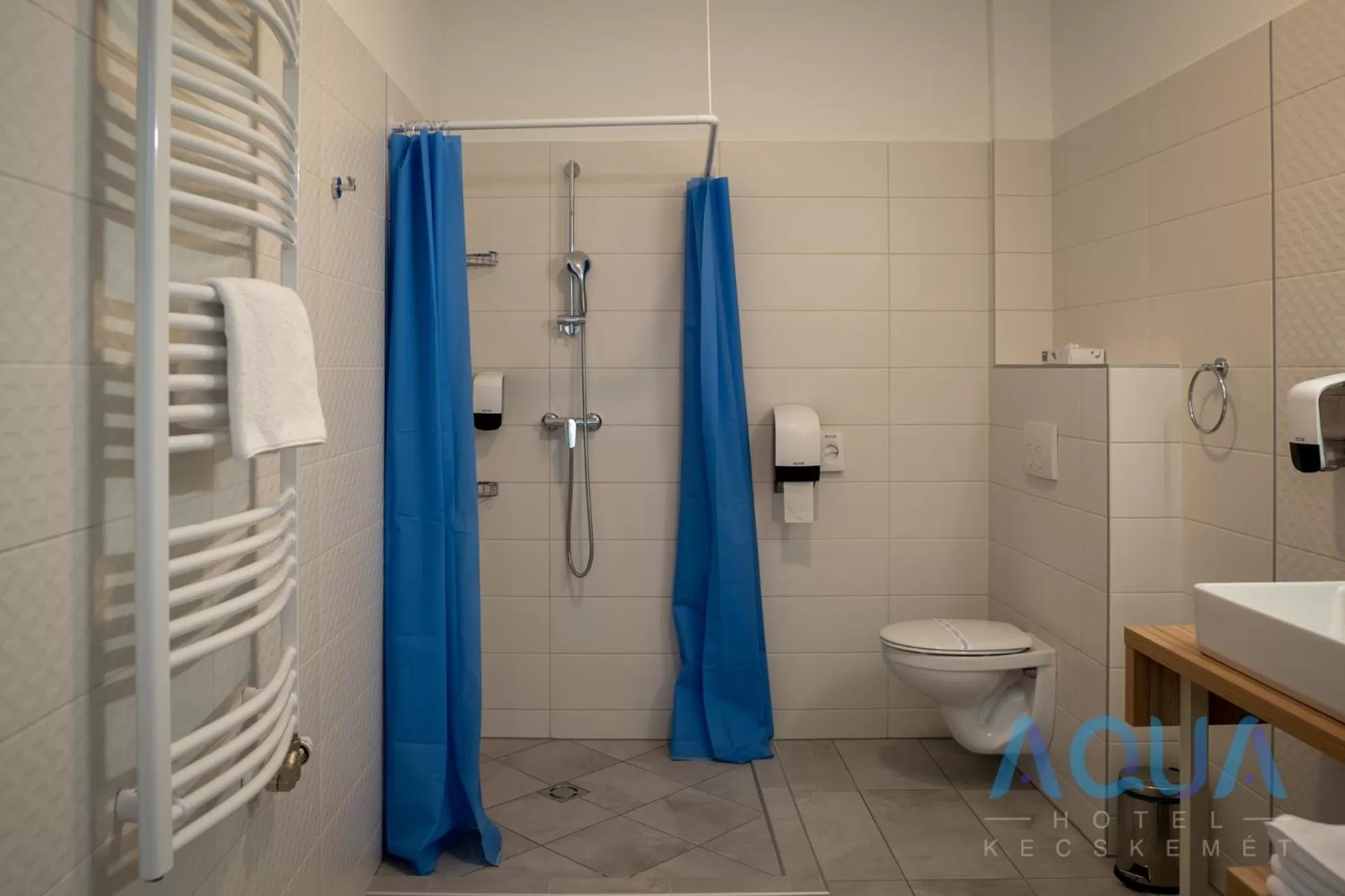 Bathroom in Aqua Hotel