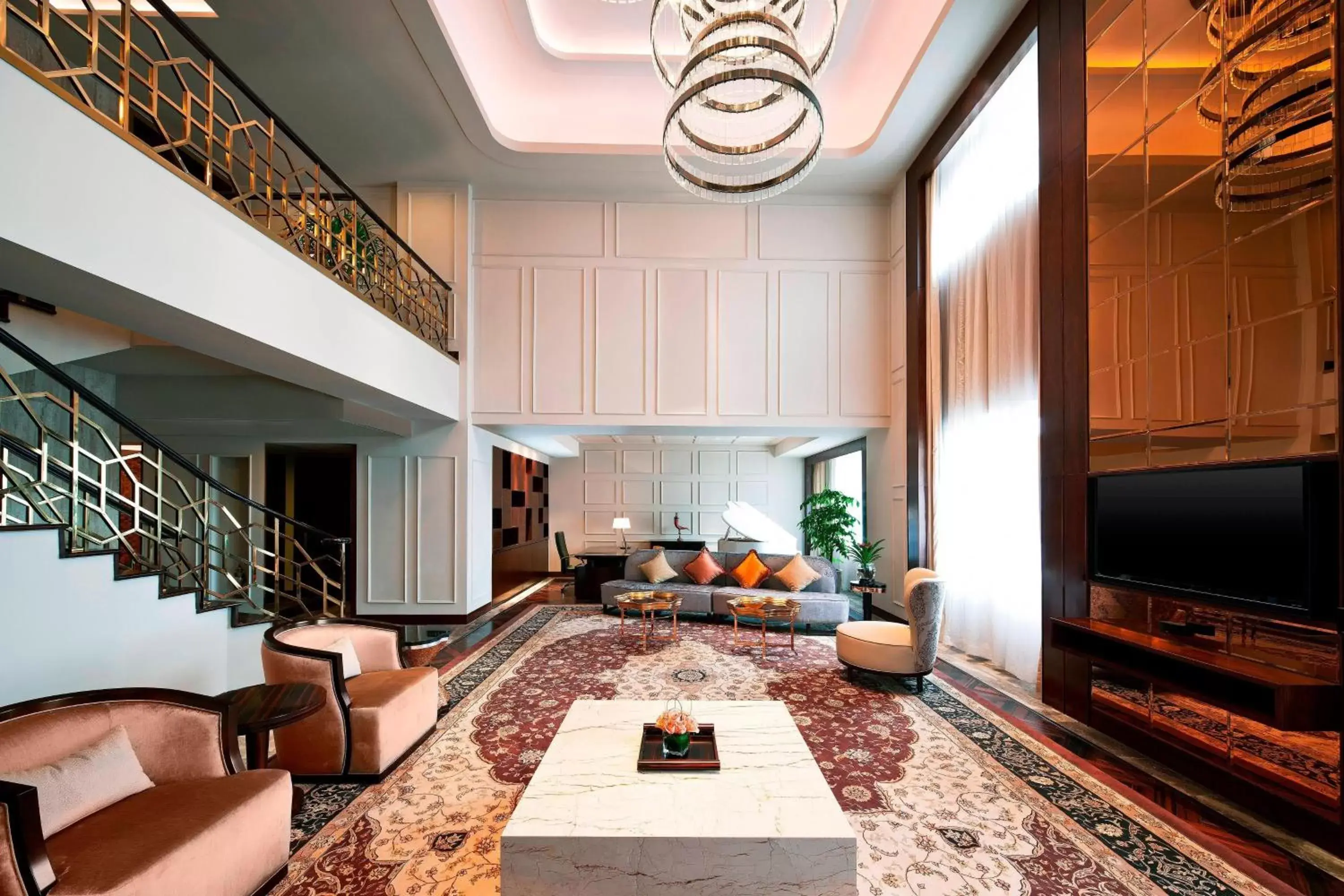 Living room, Lobby/Reception in Sheraton Xi'an North City Hotel