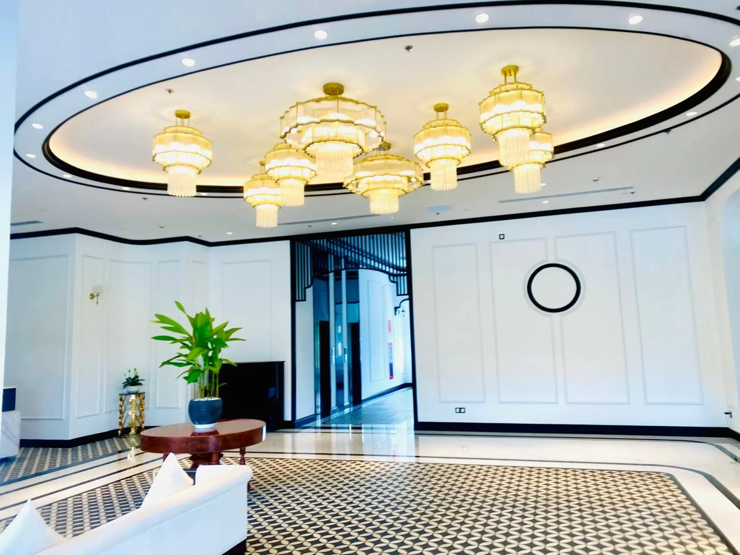 Lobby or reception in NEWCC HOTEL AND SERVICED APARTMENT Lobby or reception in NEWCC HOTEL AND SERVICED APARTMENT