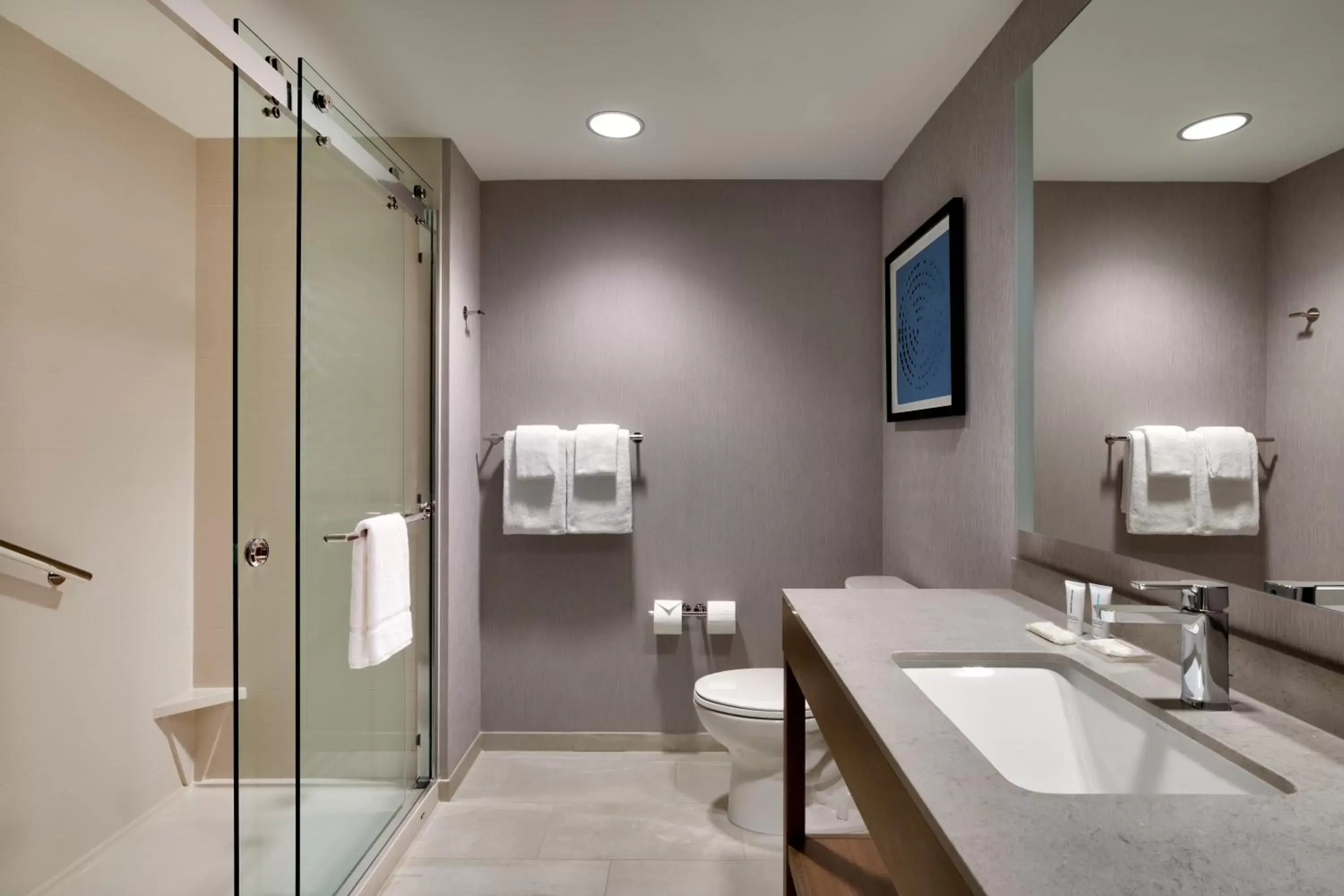 Bathroom in Hyatt Place Fayetteville/Springdale Bathroom in Hyatt Place Fayetteville/Springdale