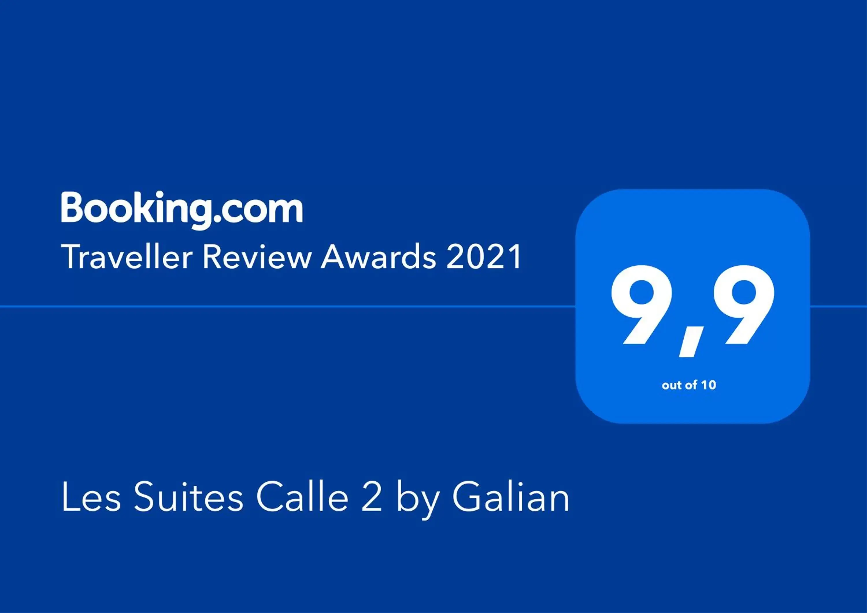 Certificate/Award, Logo/Certificate/Sign/Award in Les Suites Calle 2 by Galian