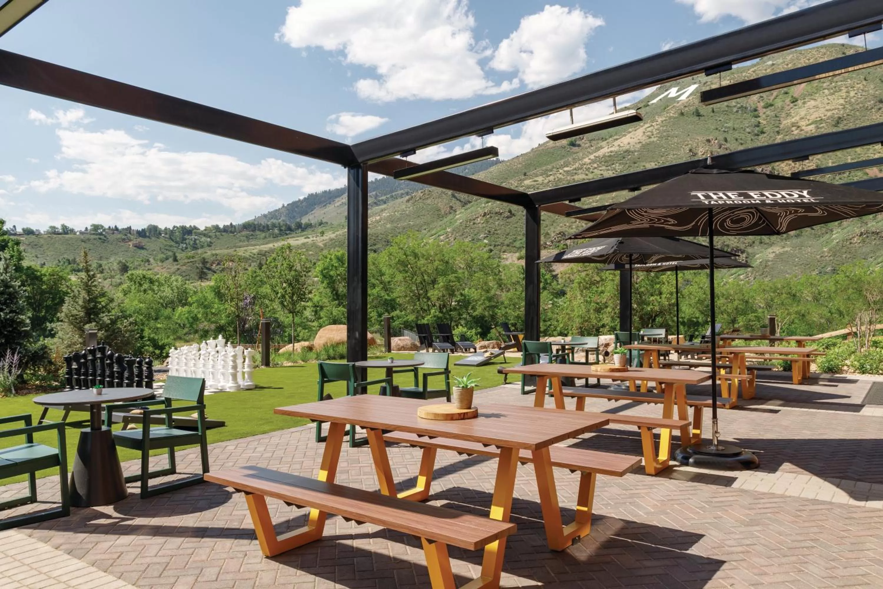 Patio in The Eddy Taproom & Hotel