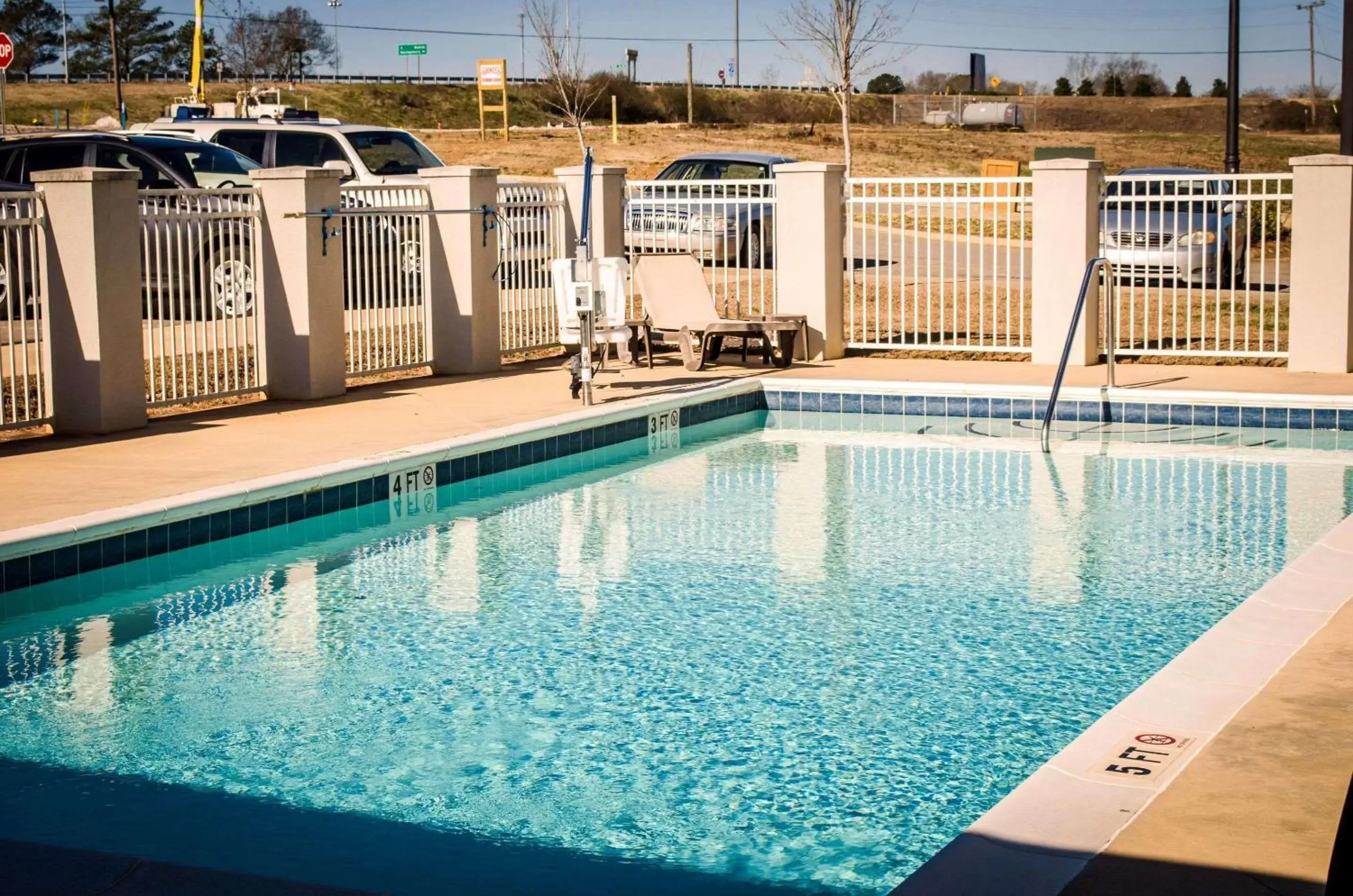 On site, Swimming Pool in Sleep Inn & Suites near Liberty Place I-65