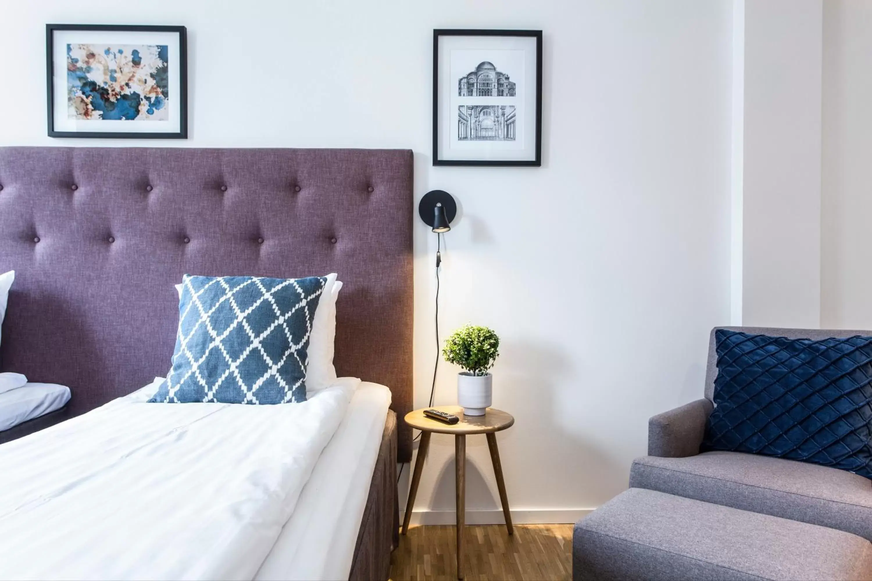 Bedroom, Bed in Biz Apartment Solna Bedroom, Bed in Biz Apartment Solna