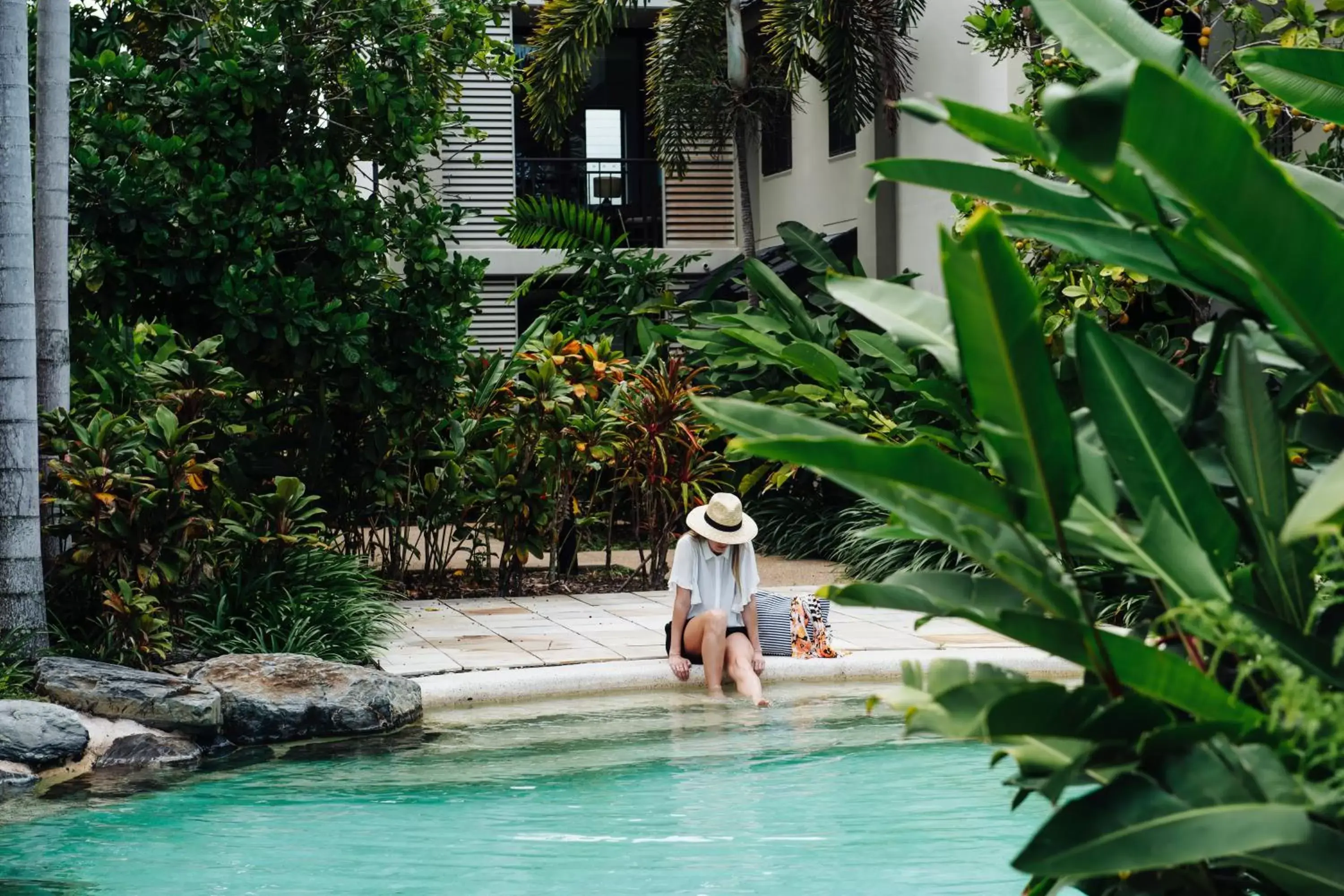 Pool view in Pullman Port Douglas Sea Temple Resort and Spa