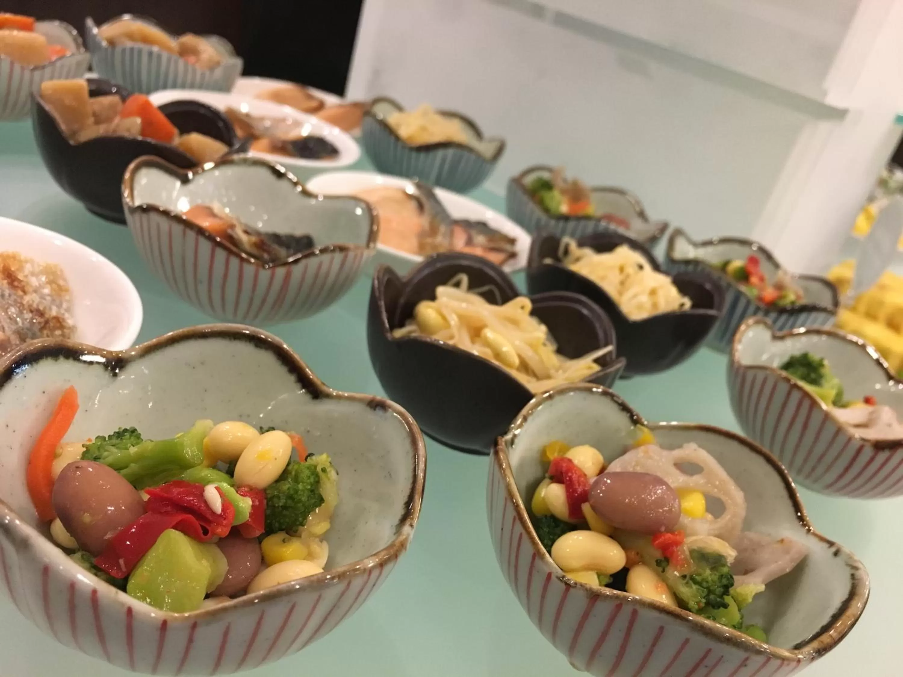 Buffet breakfast in Green Rich Hotel Iwakuni Ekimae (Artificial hot spring Futamata Yunohana)