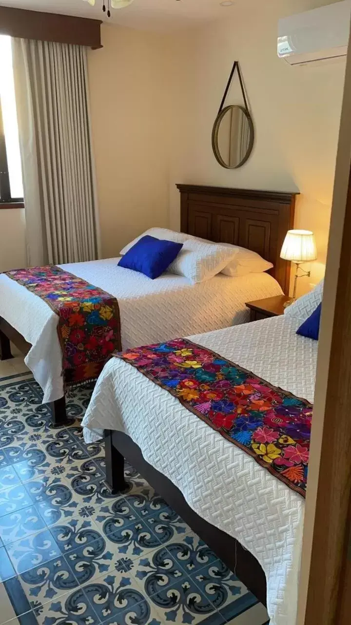 Bed in Hotel & Hostal Boutique Casa Garza