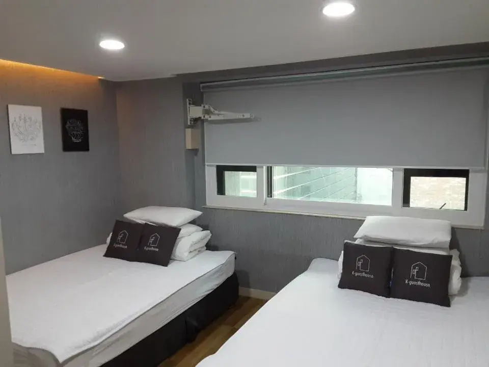 Bed in K-Guesthouse Premium Gangnam 1