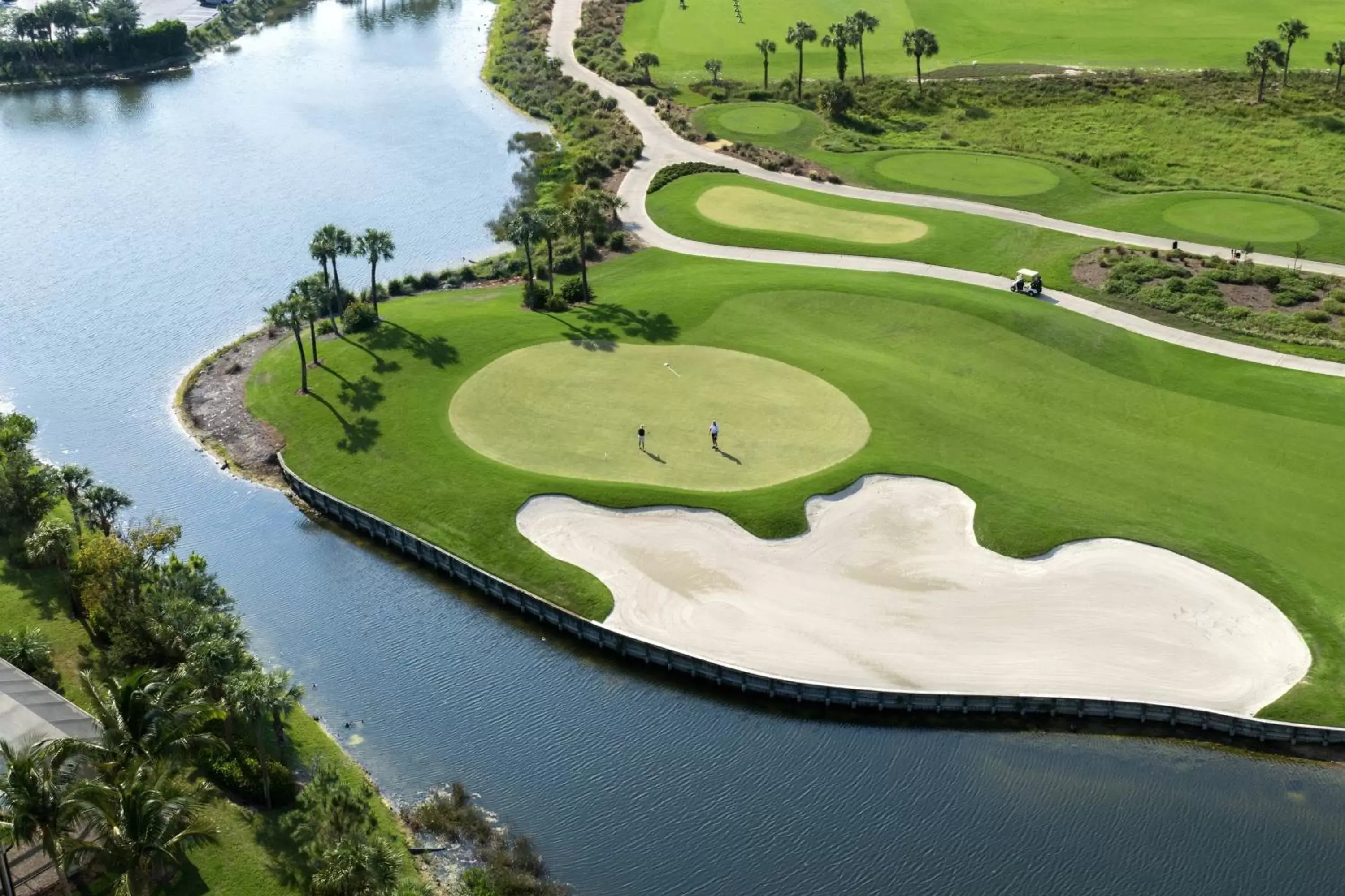 Golfcourse, Bird's-eye View in JW Marriott Marco Island Beach Resort