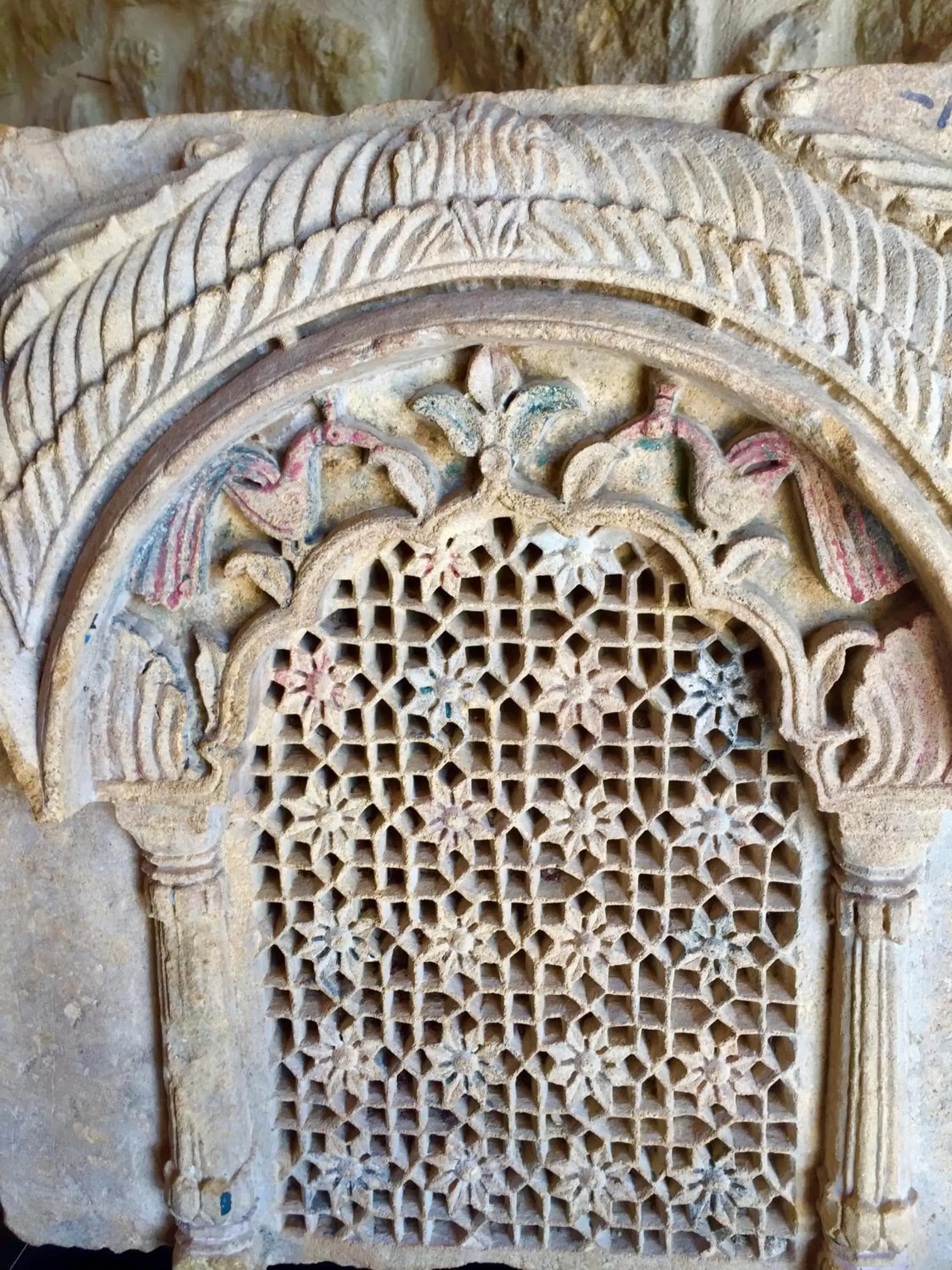 Decorative detail in Locanda Vesuna