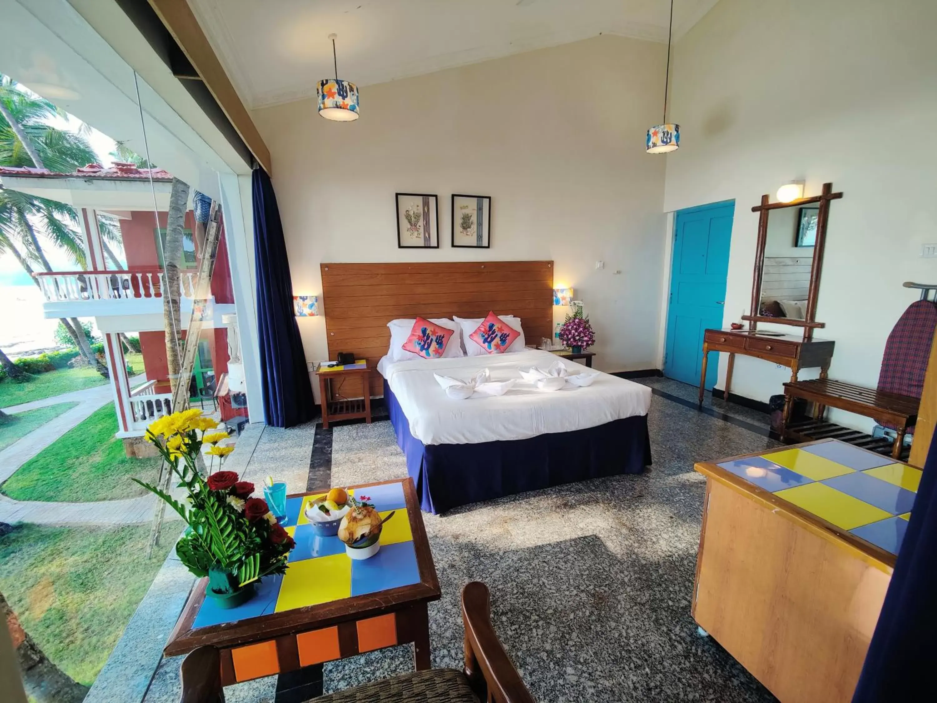 Bedroom in Bambolim Beach Resort