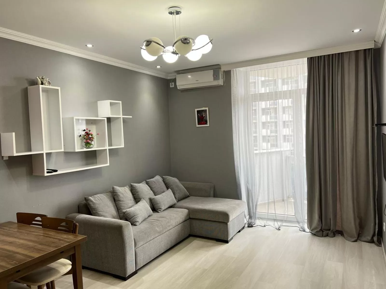 TV and multimedia, Seating Area in Aparthotel Holiday Lux Batumi