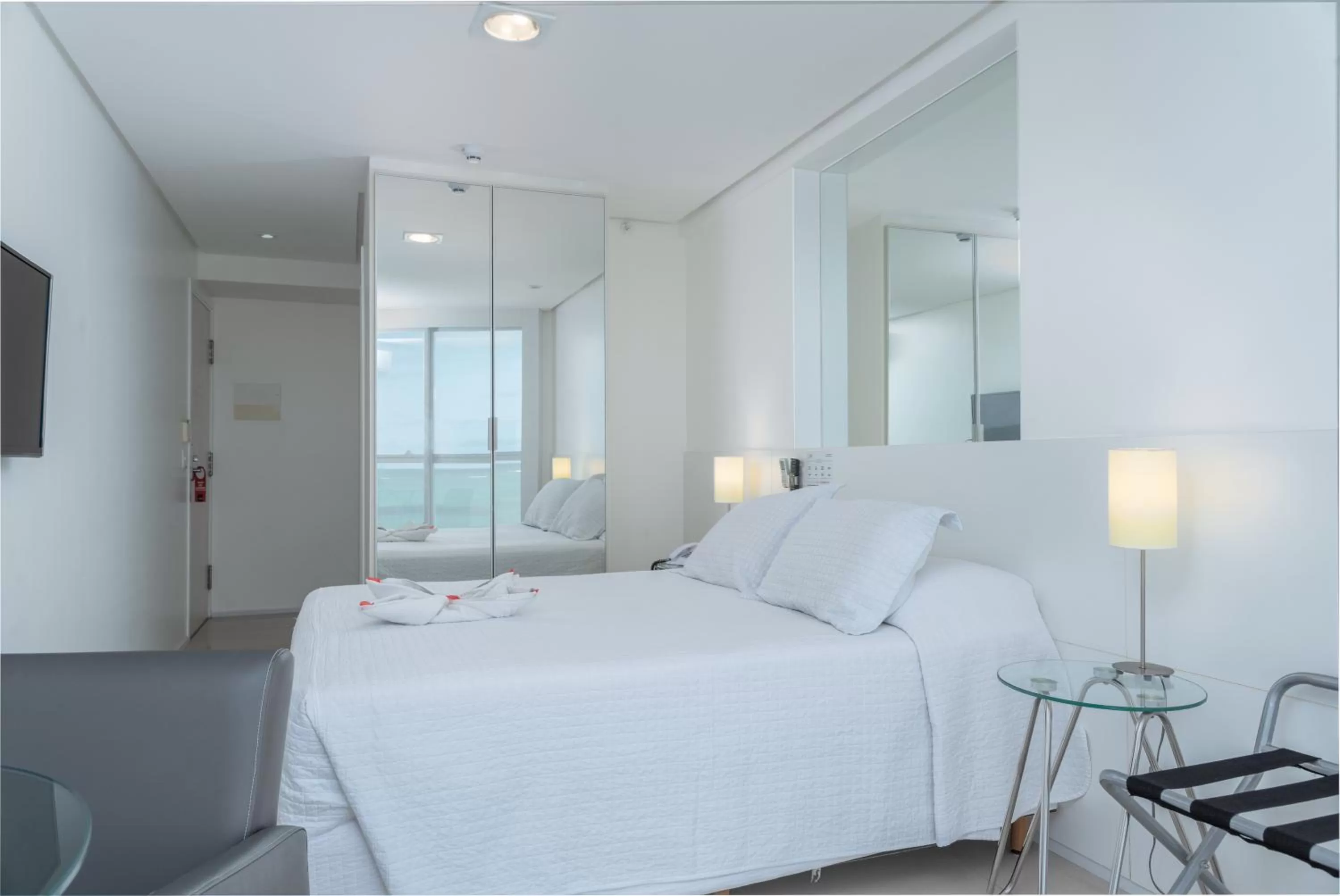 Bed in Hotel Brisa Praia Pajuçara