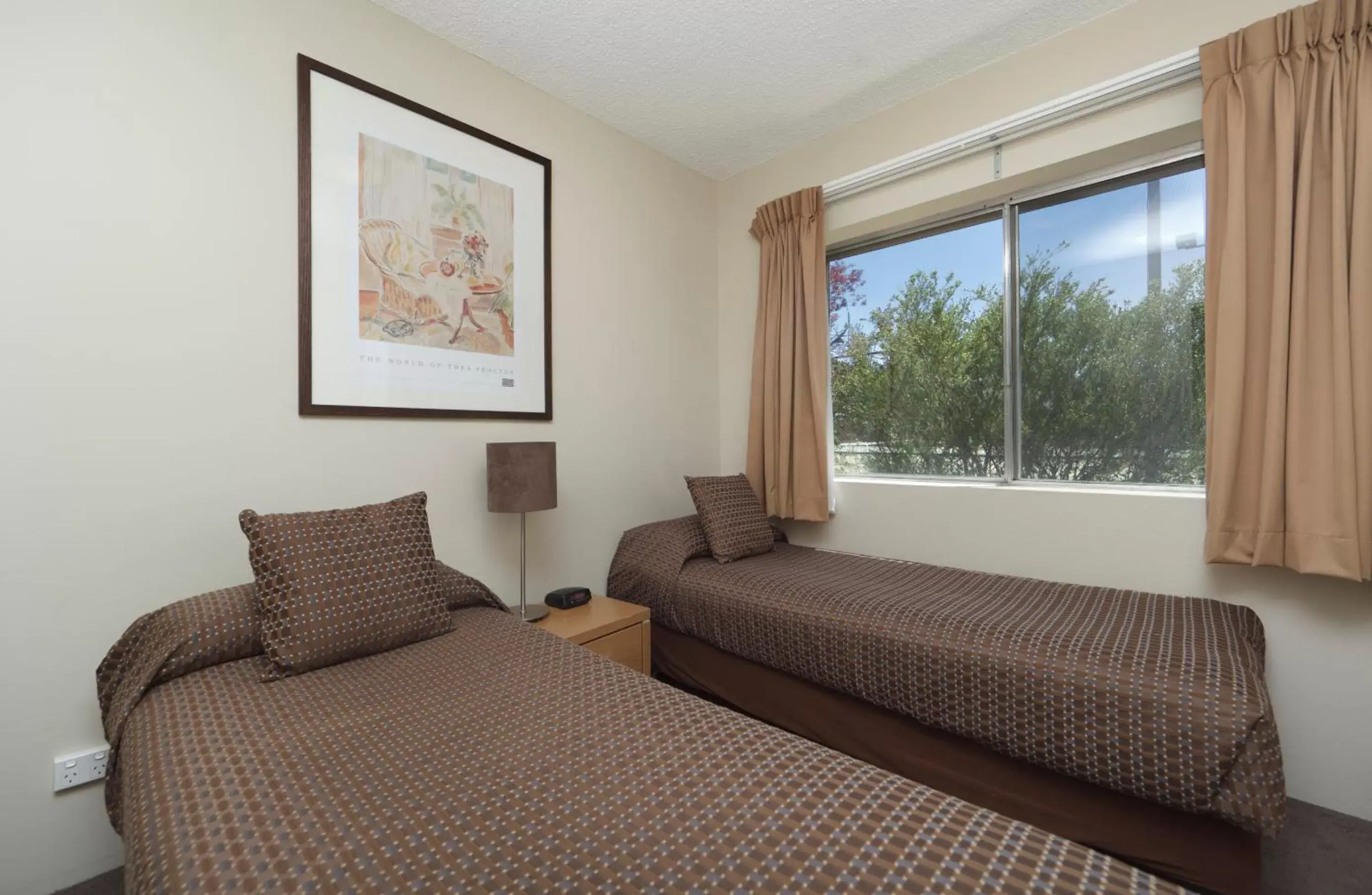 Garden view, Bed in Forrest Hotel & Apartments Garden view, Bed in Forrest Hotel & Apartments