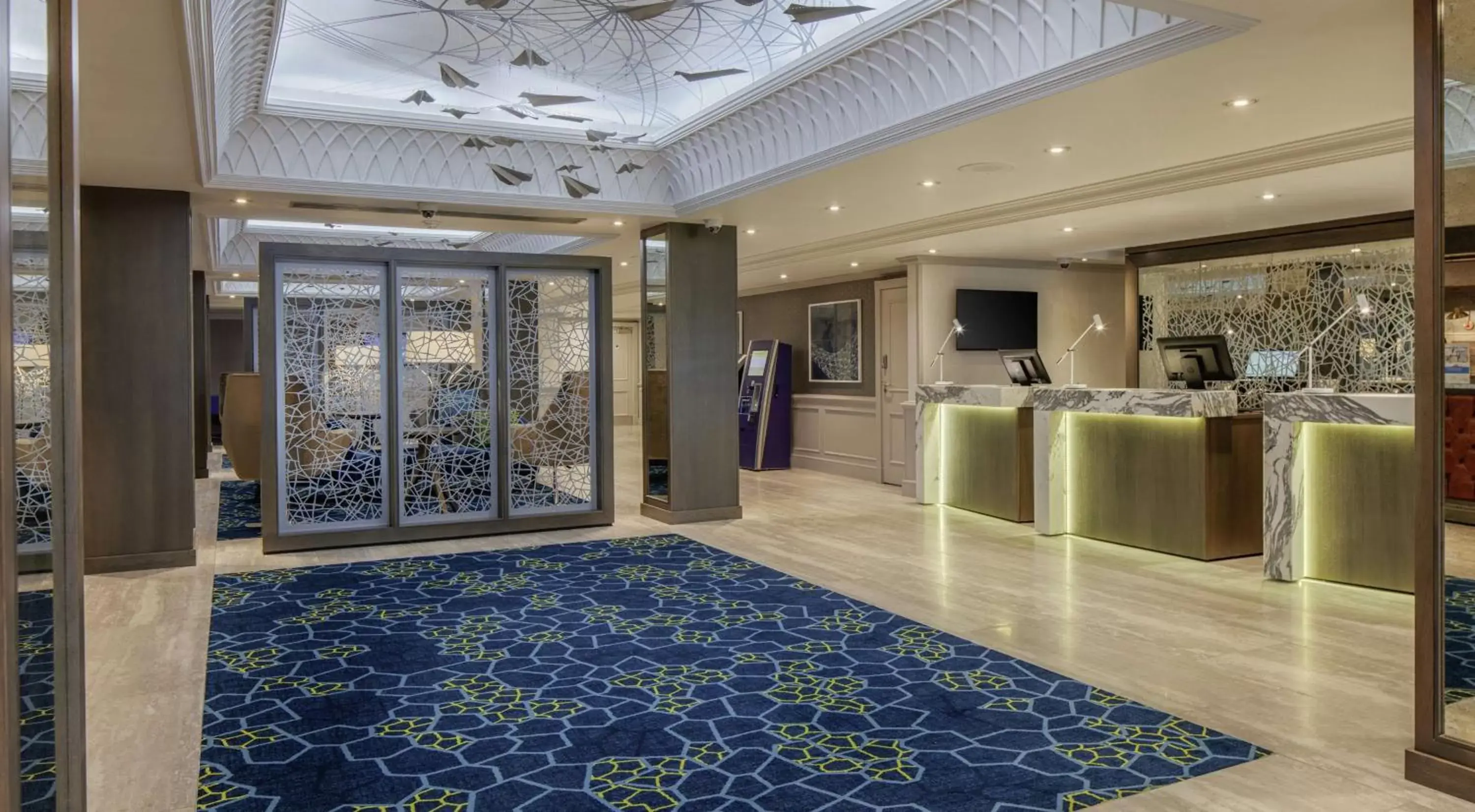 Lobby or reception, Lobby/Reception in Hilton East Midlands Airport