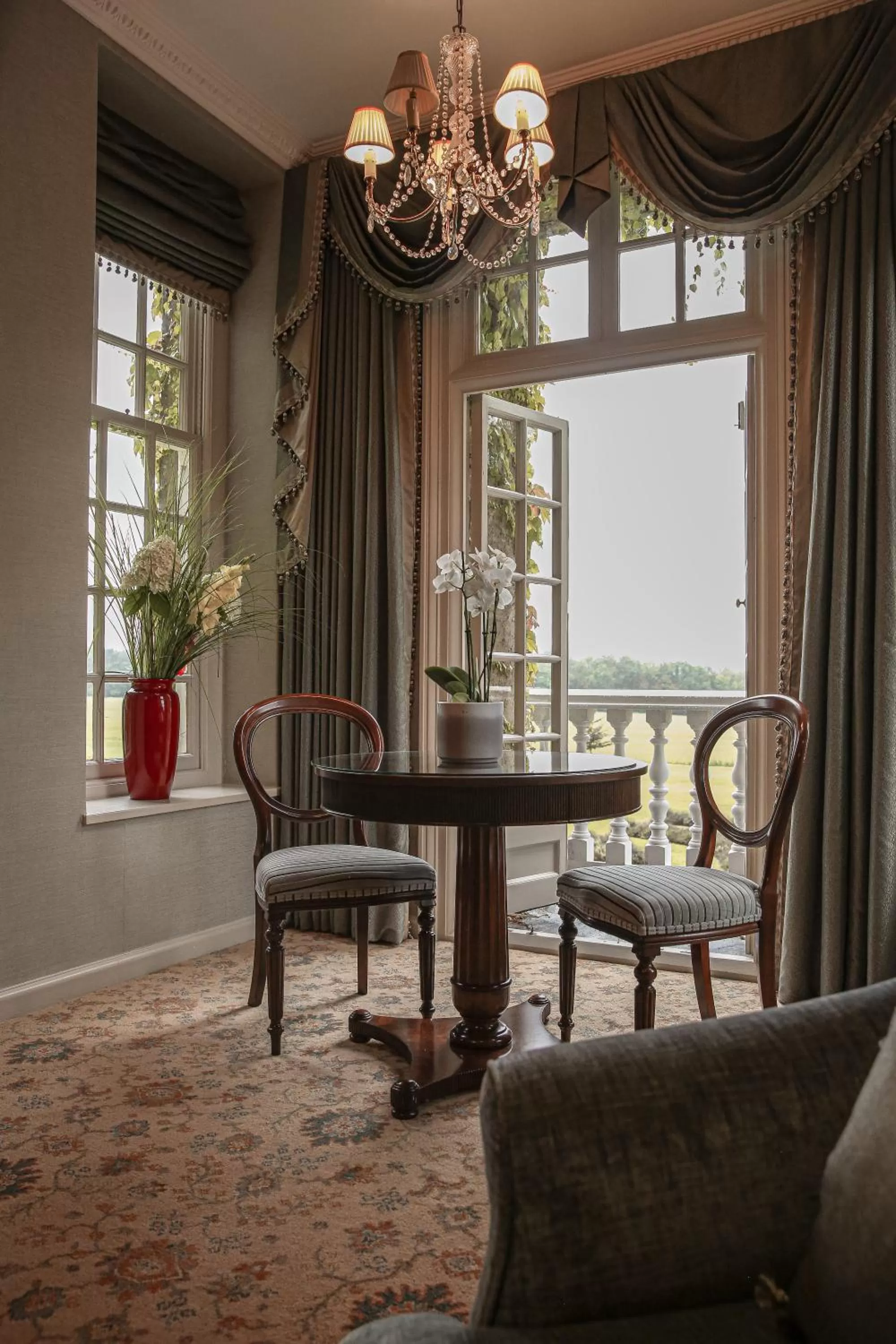 Living room in Lucknam Park, Emblems Collection