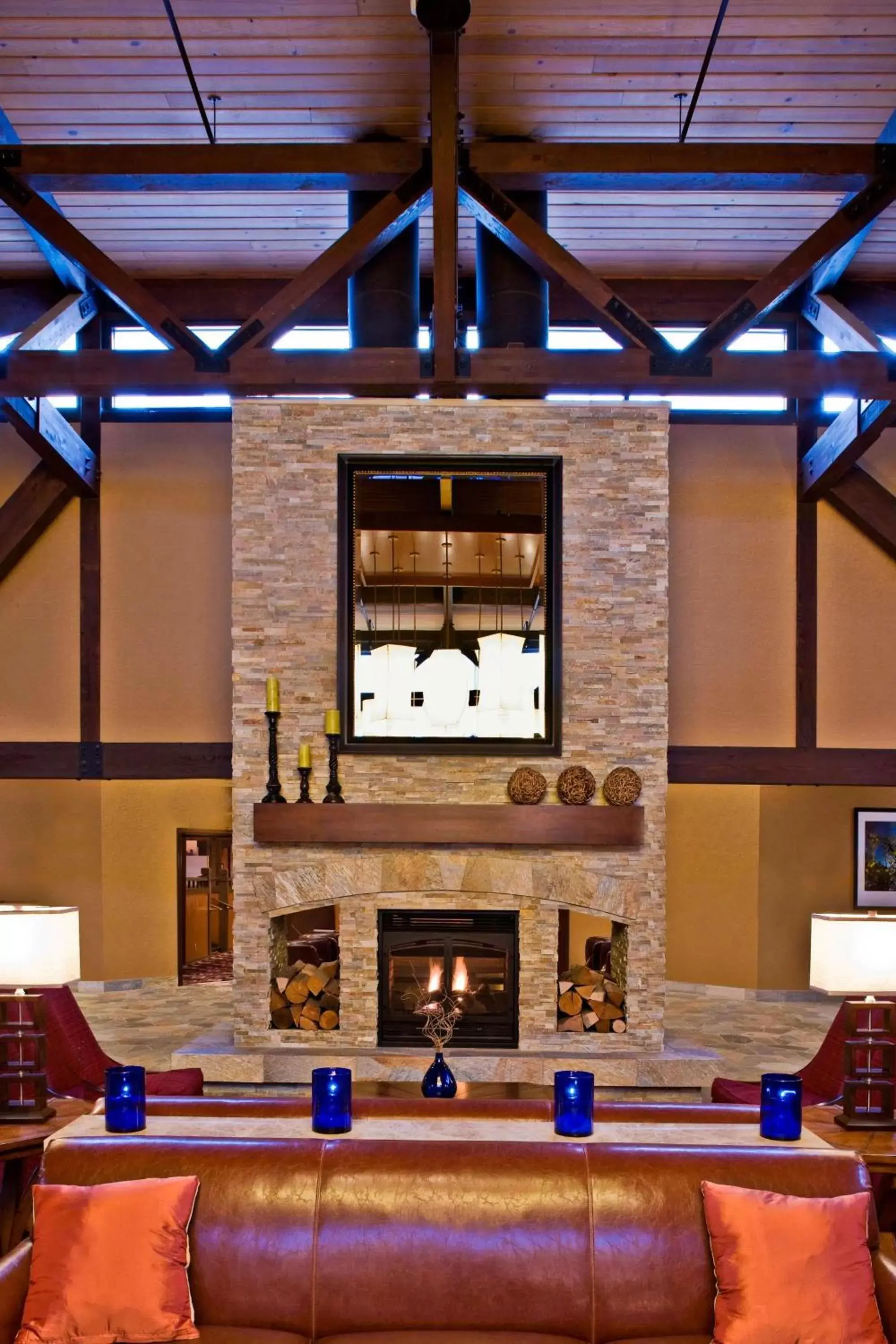 Lobby or reception in Seattle Airport Marriott