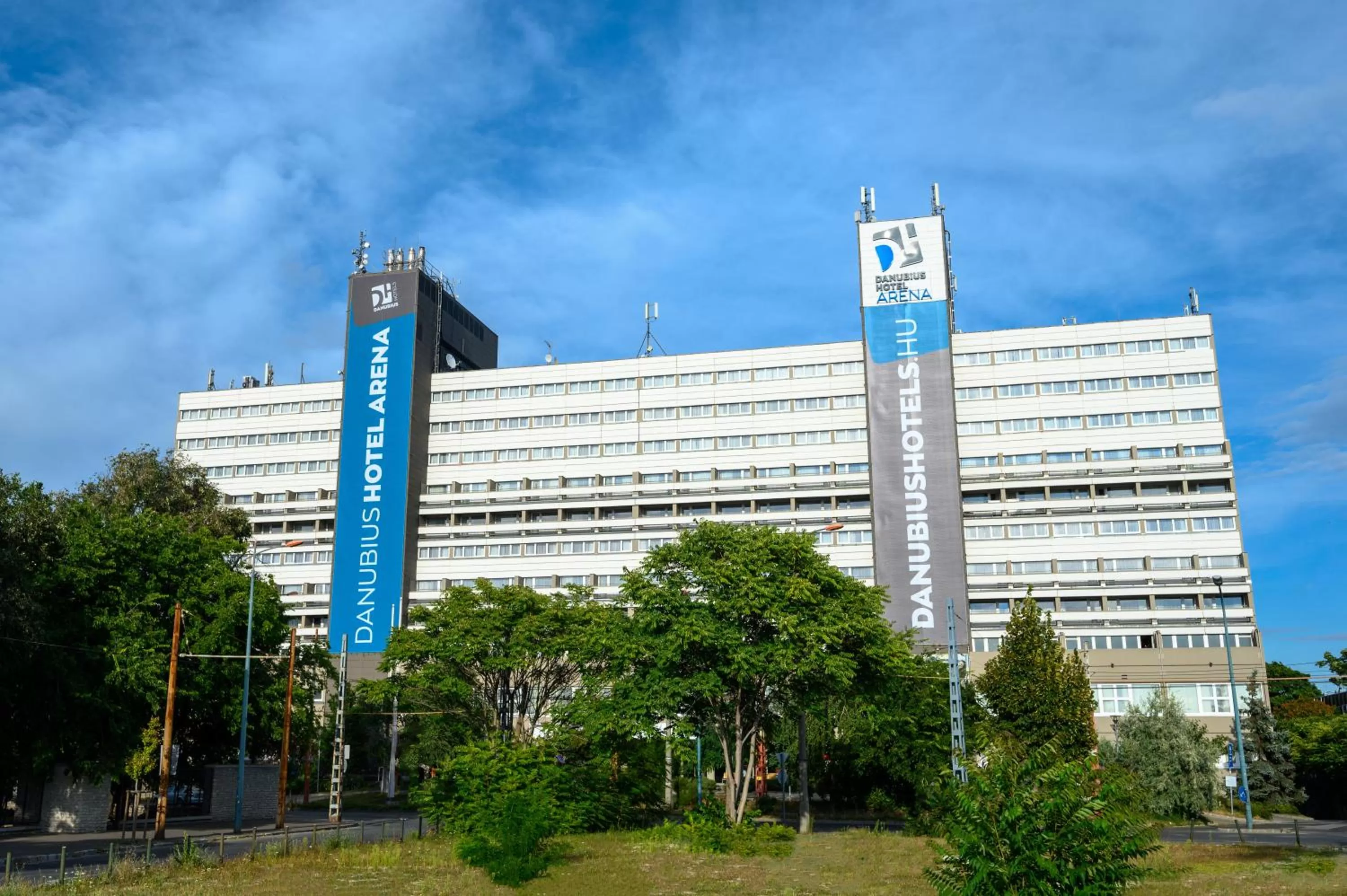 Property building in Danubius Hotel Arena