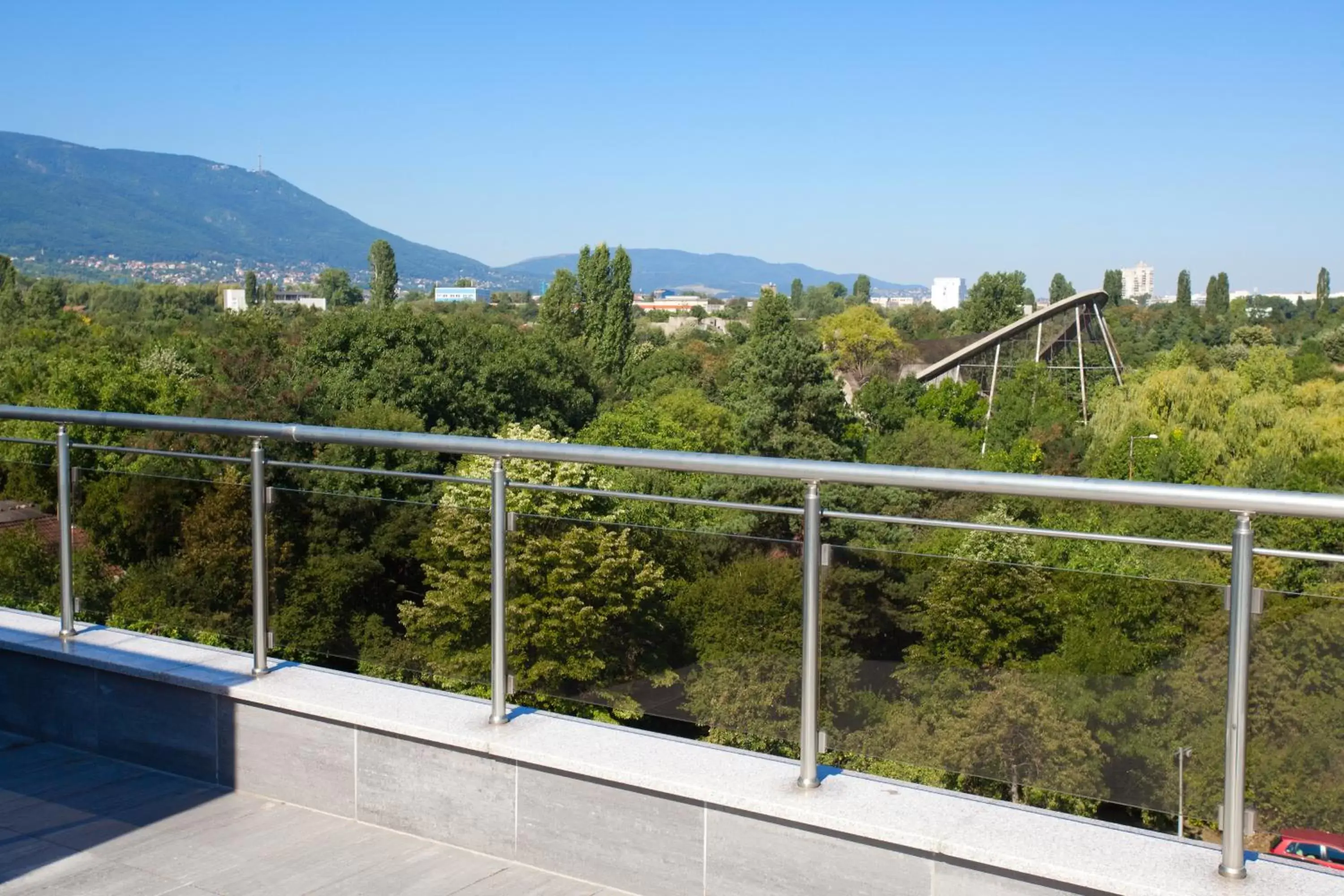 Balcony/Terrace in Hotel ZOO Sofia - Secured Paid Parking