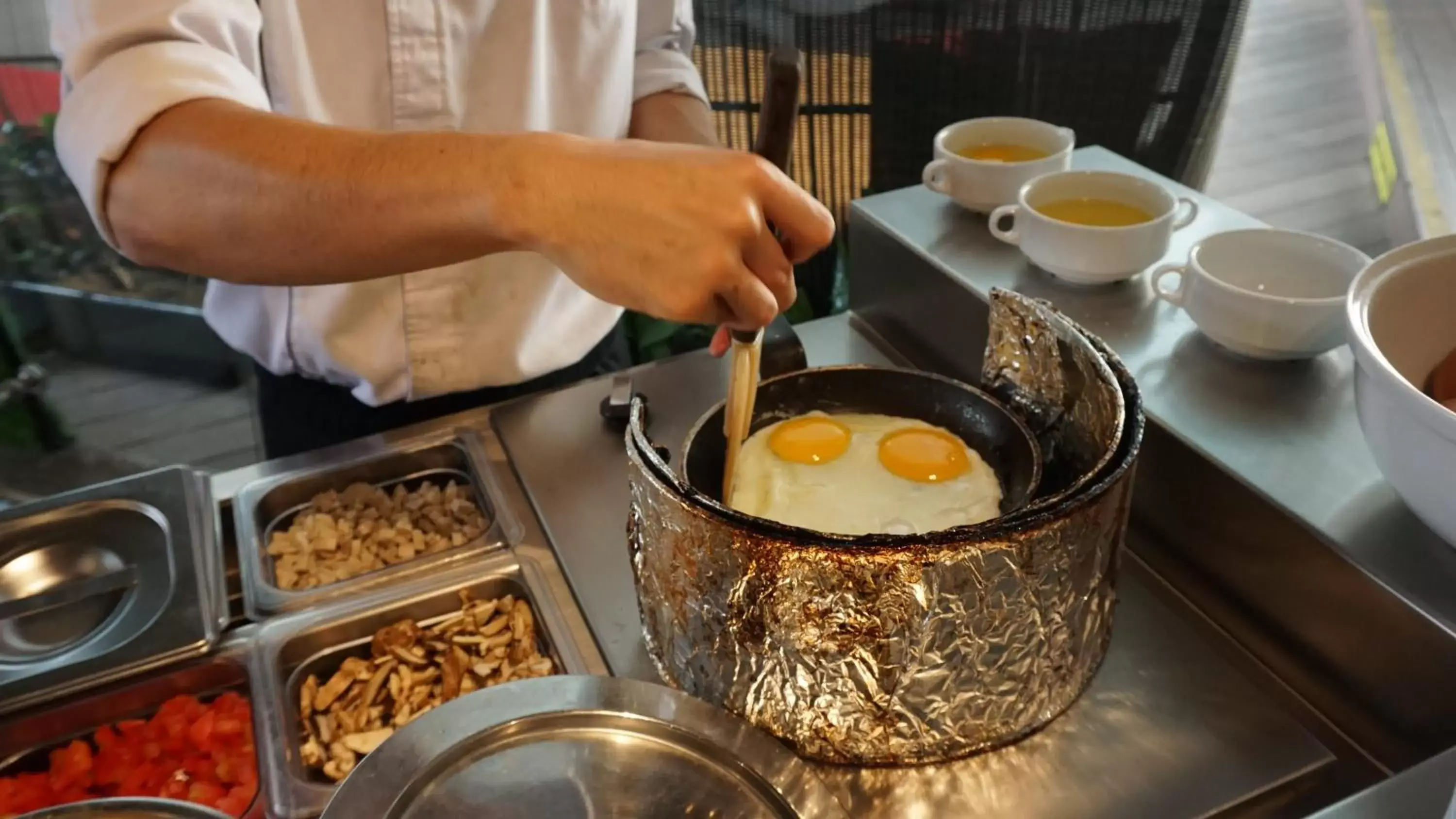 Buffet breakfast in Yuan Garden Pasar Baru